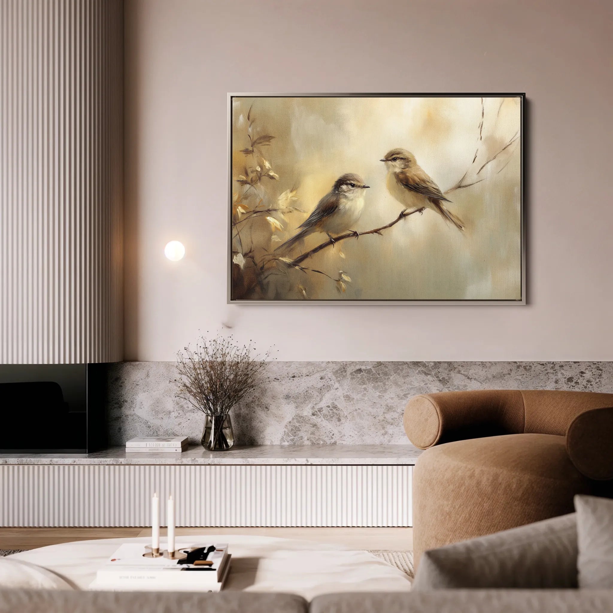 Animals 092 Canvas Art 60 x 40 cm / Black