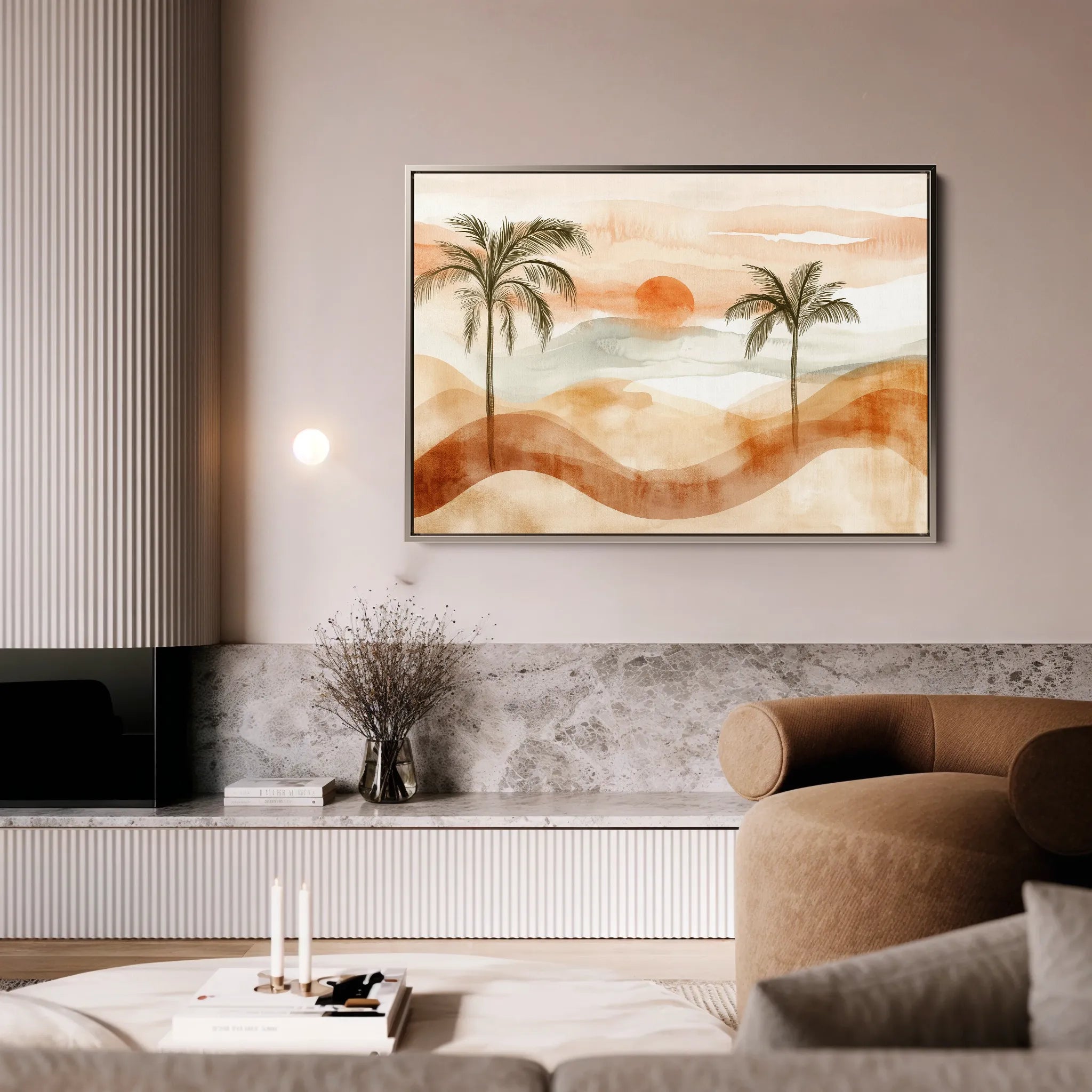 Boho 092 Canvas Art 60 x 40 cm / Black