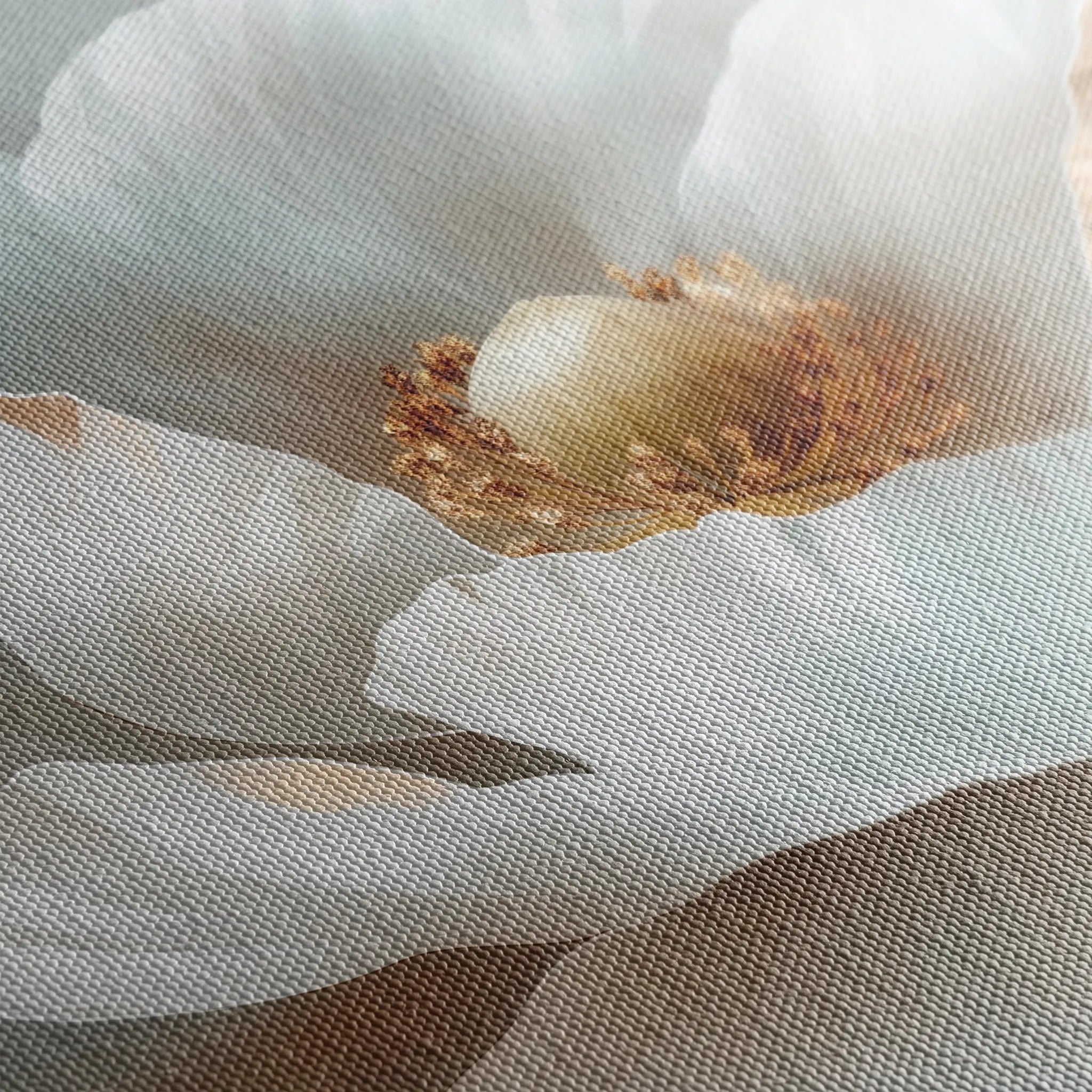 Floral 092 Canvas Art 60 x 40 cm / Black