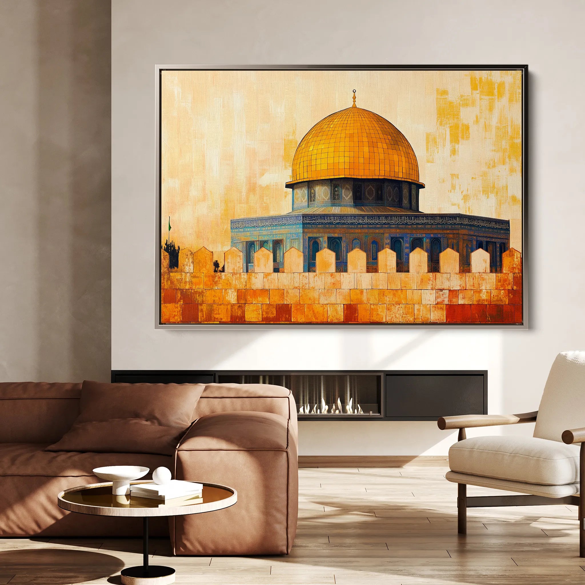 Palestine 092 Canvas Art 60 x 40 cm / Black