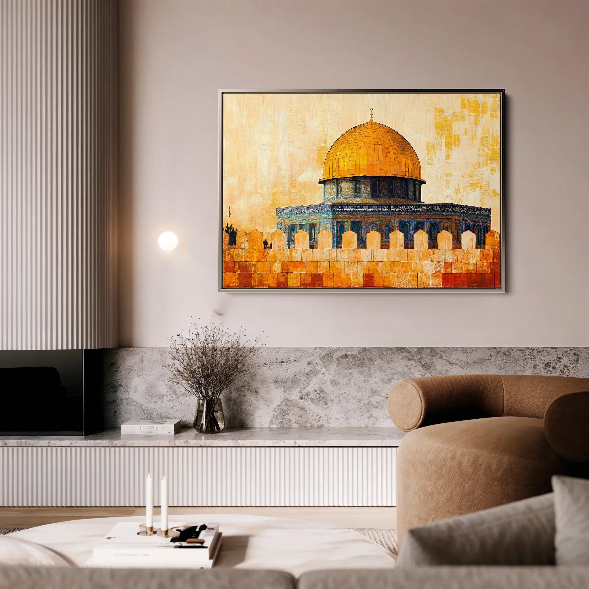 Palestine 092 Canvas Art 60 x 40 cm / Black