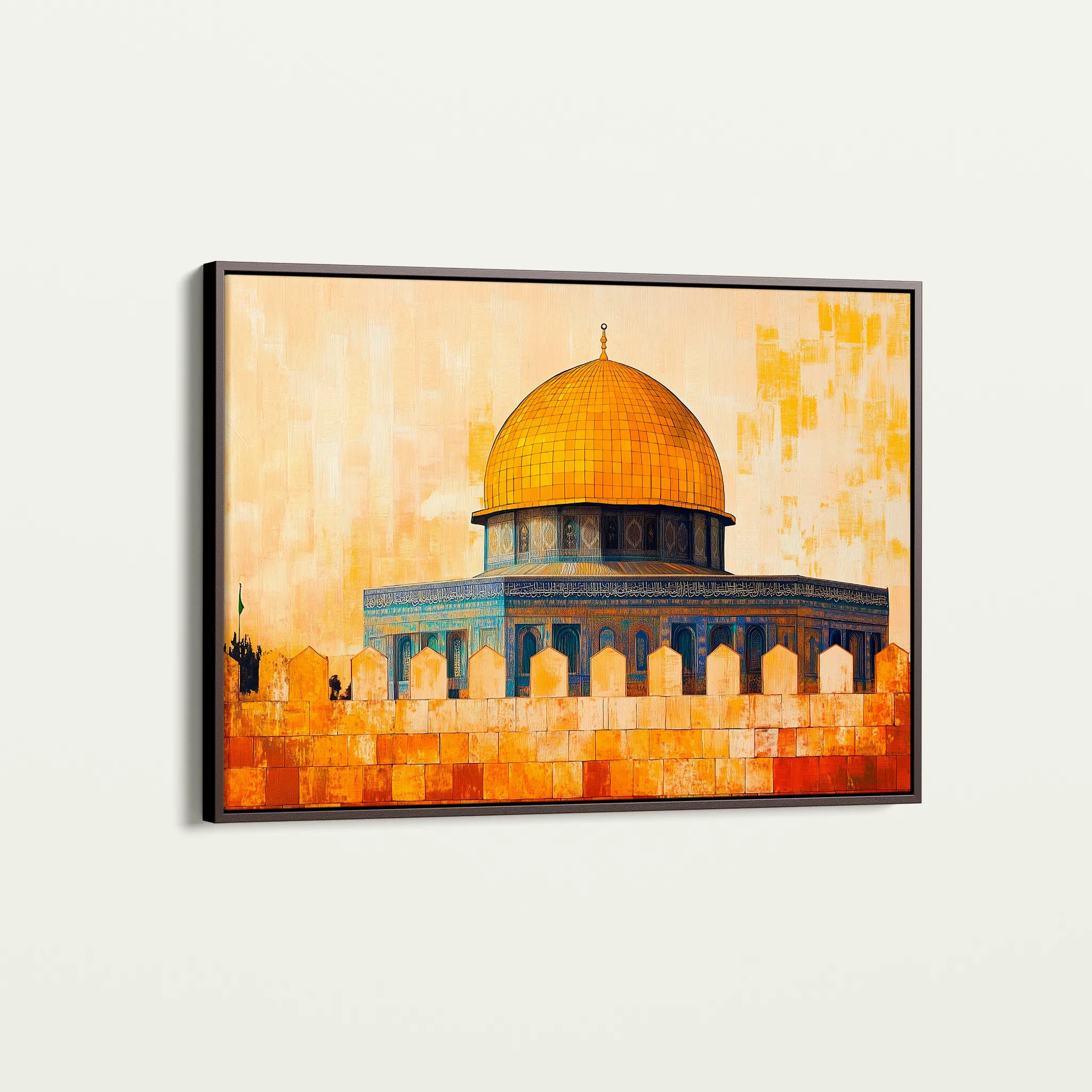 Palestine 092 Canvas Art 60 x 40 cm / Black