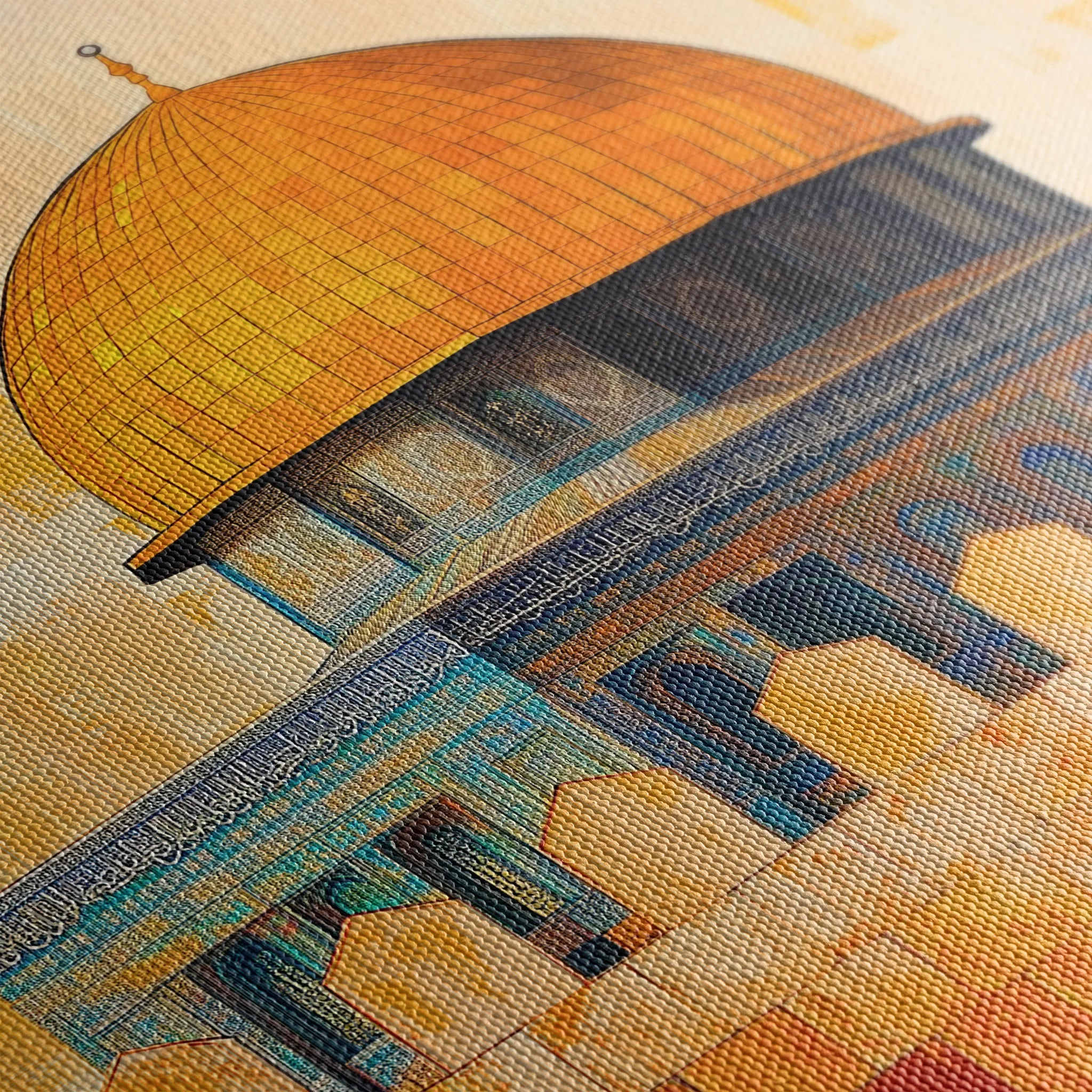 Palestine 092 Canvas Art 60 x 40 cm / Black