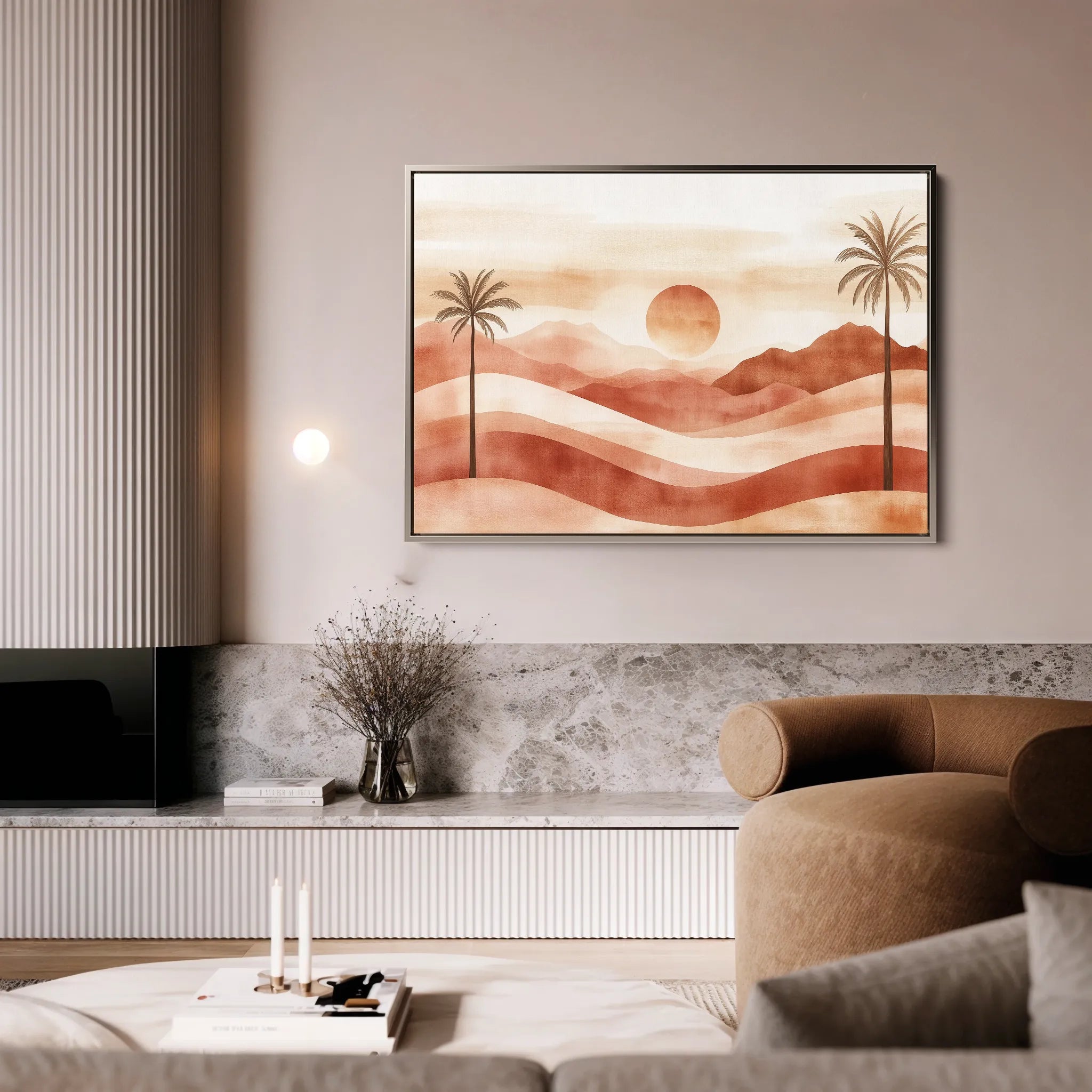 Boho 093 Canvas Art 60 x 40 cm / Black