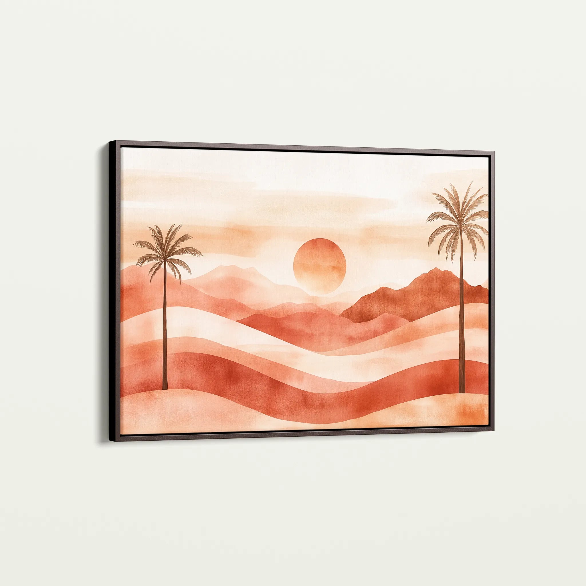 Boho 093 Canvas Art 60 x 40 cm / Black