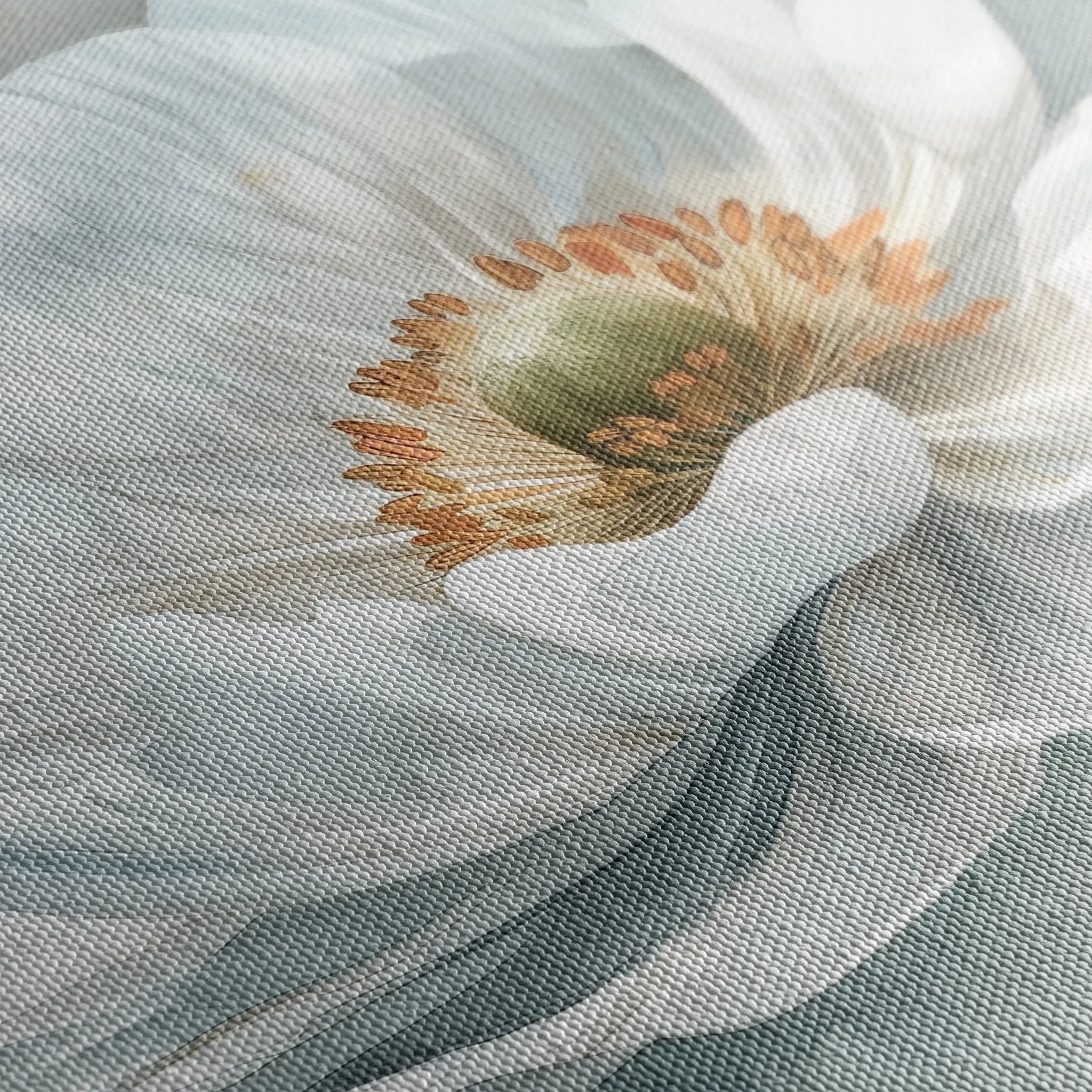 Floral 093 Canvas Art 60 x 40 cm / Black