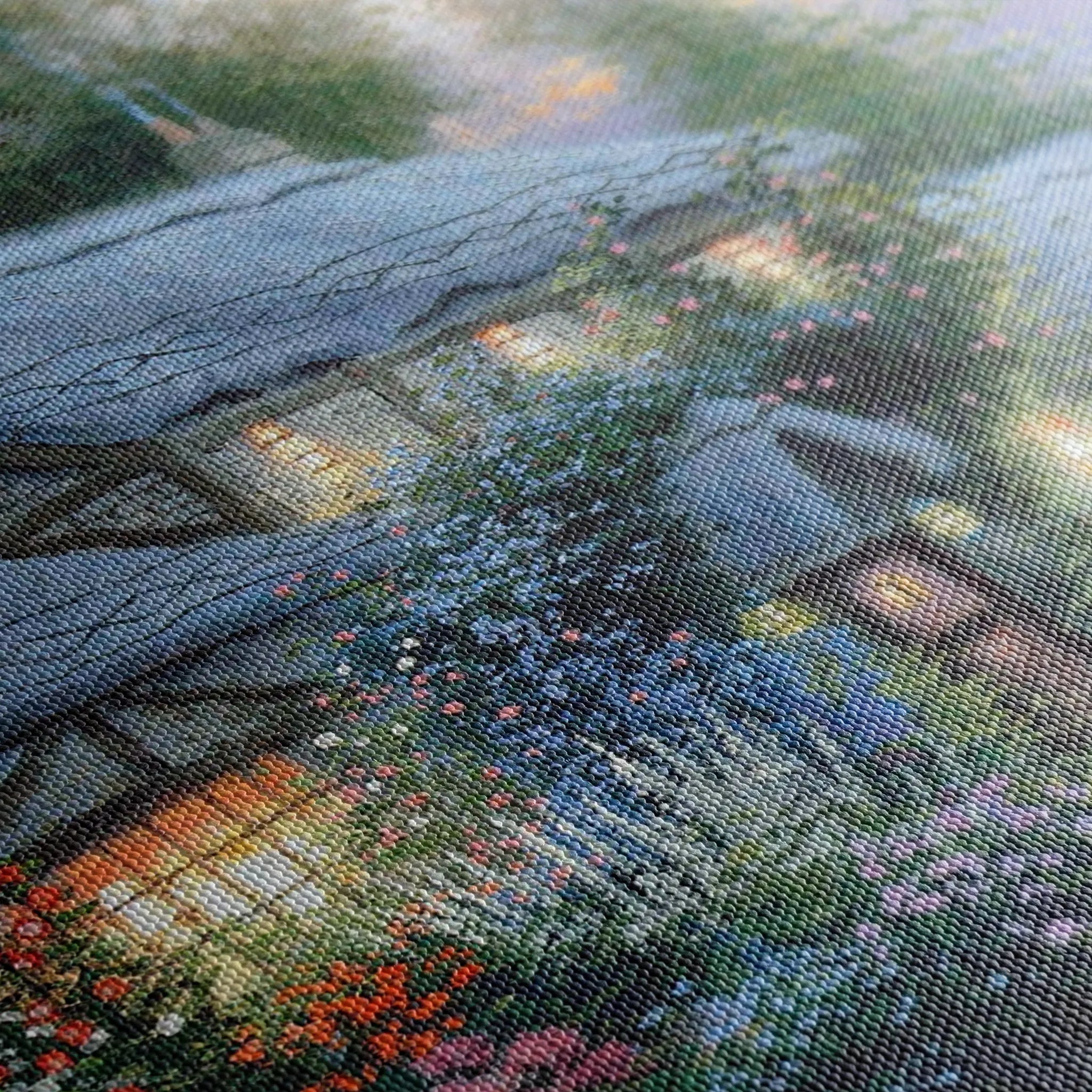 Landscape 093 Canvas Art 60 x 40 cm / Black