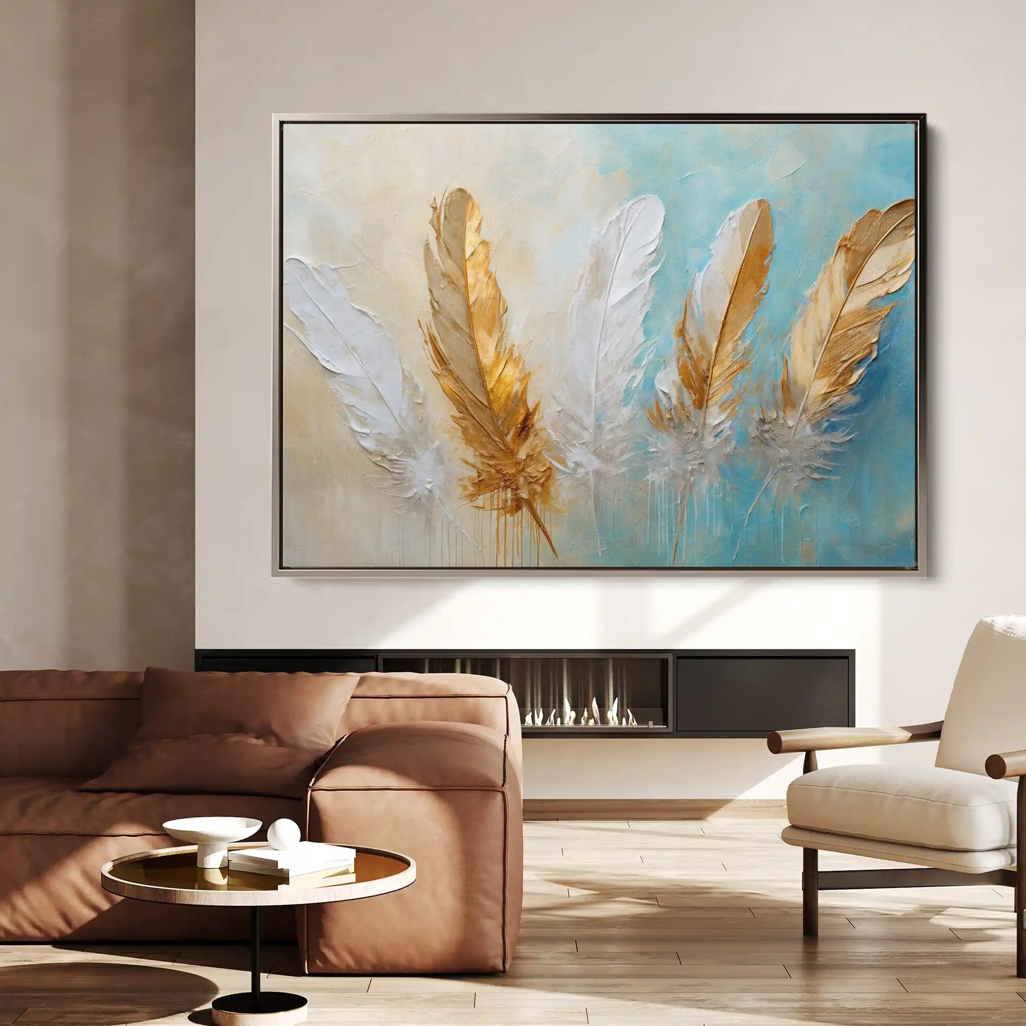 Abstract 094 Canvas Art 60 x 40 cm / Black