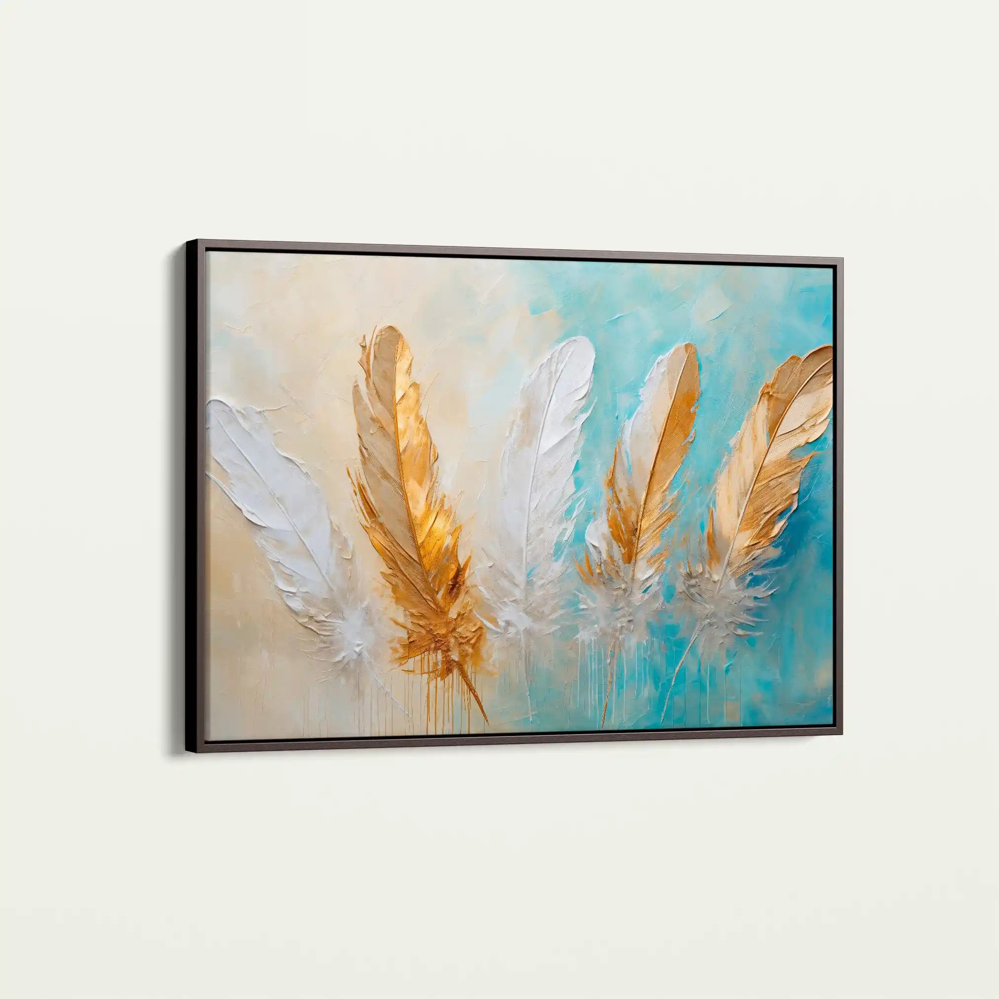Abstract 094 Canvas Art 60 x 40 cm / Black