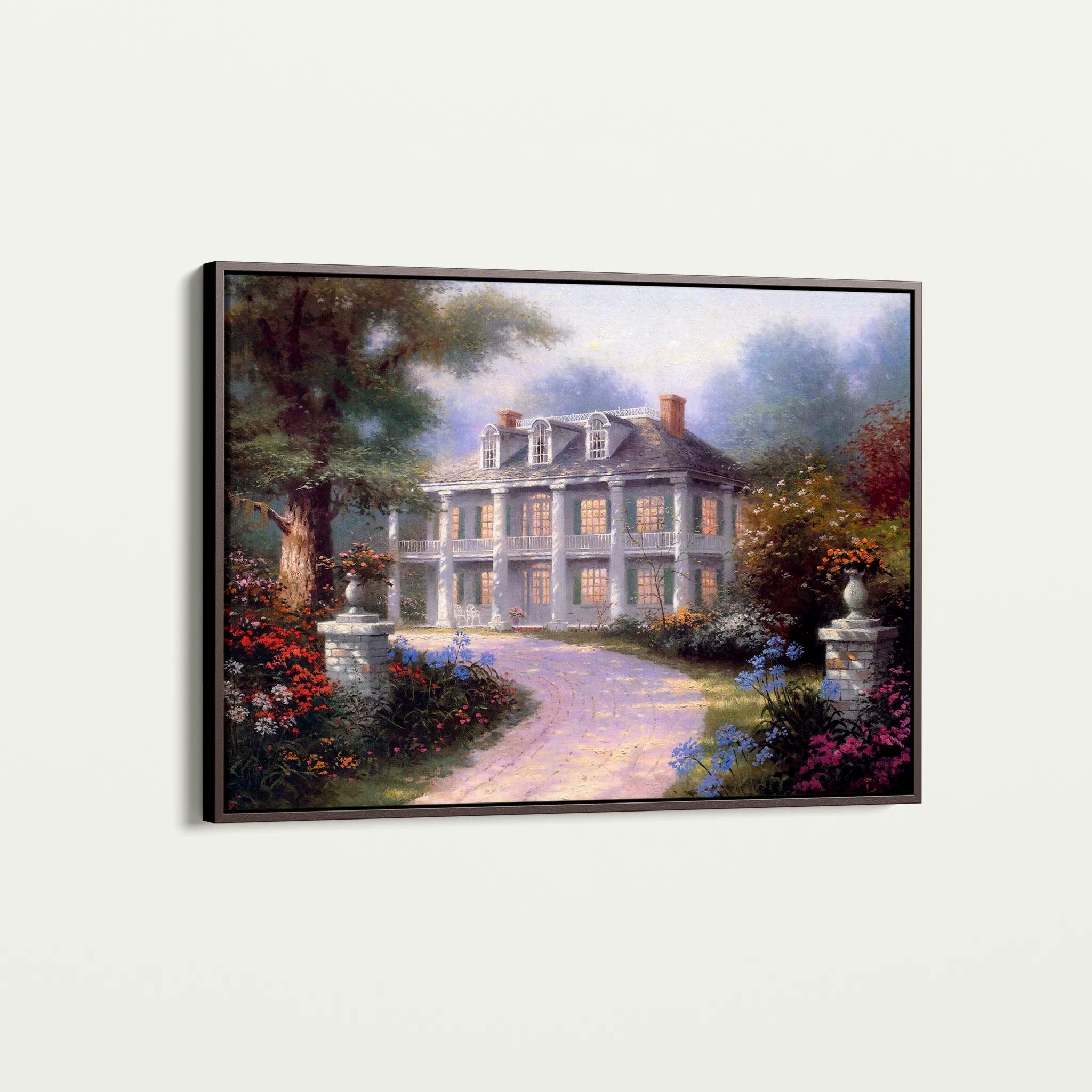 Landscape 094 Canvas Art 60 x 40 cm / Black