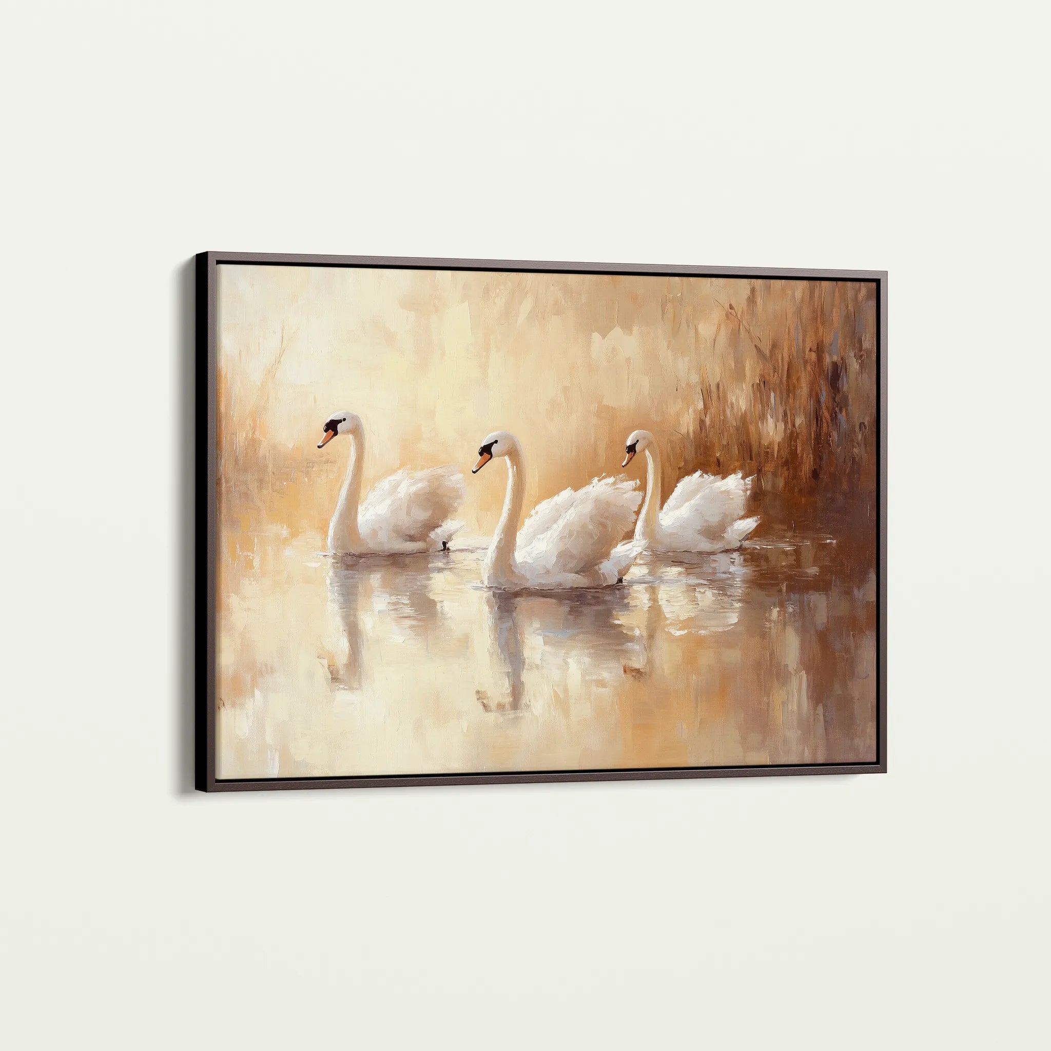 Animals 095 Canvas Art 60 x 40 cm / Black