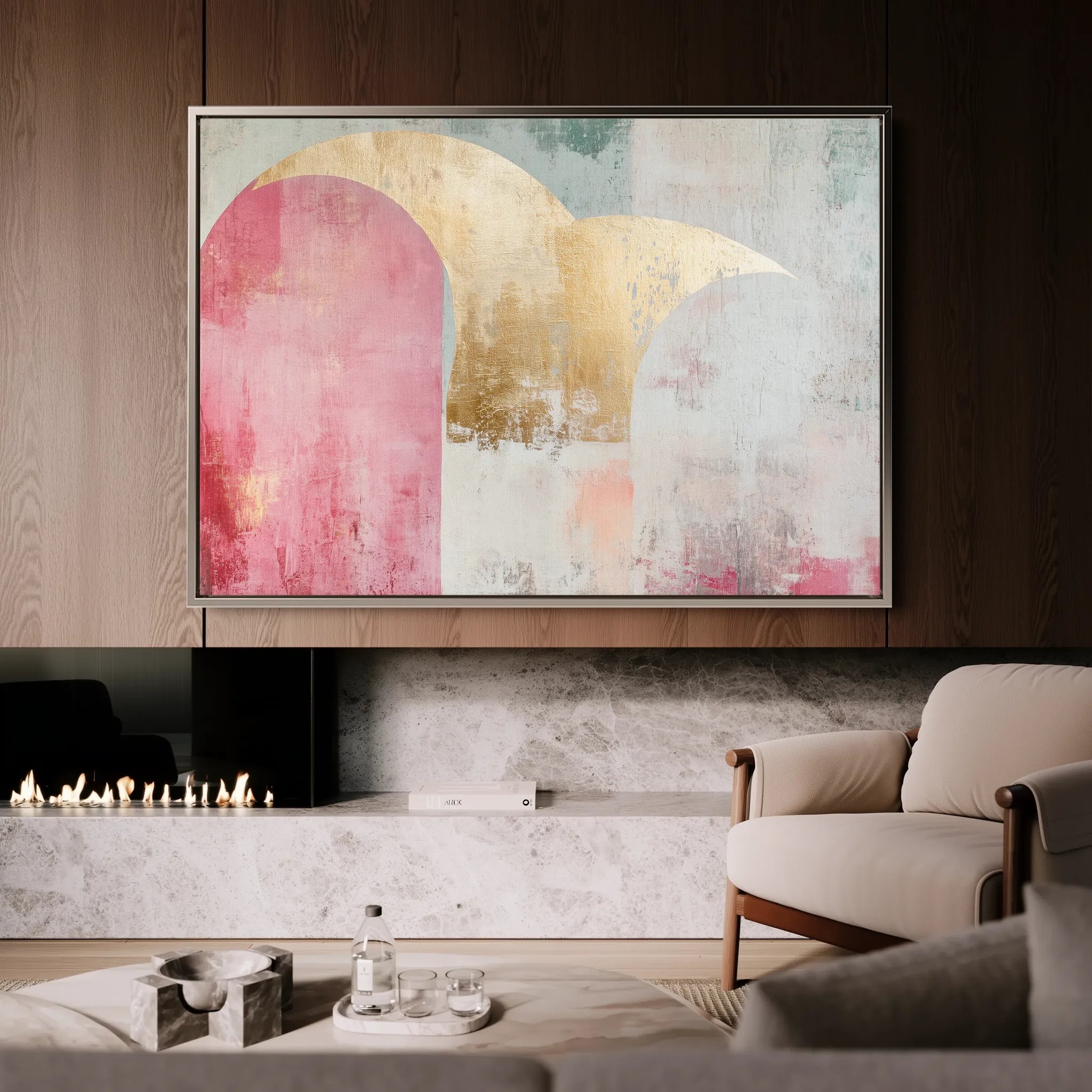 Boho 095 Canvas Art 60 x 40 cm / Black