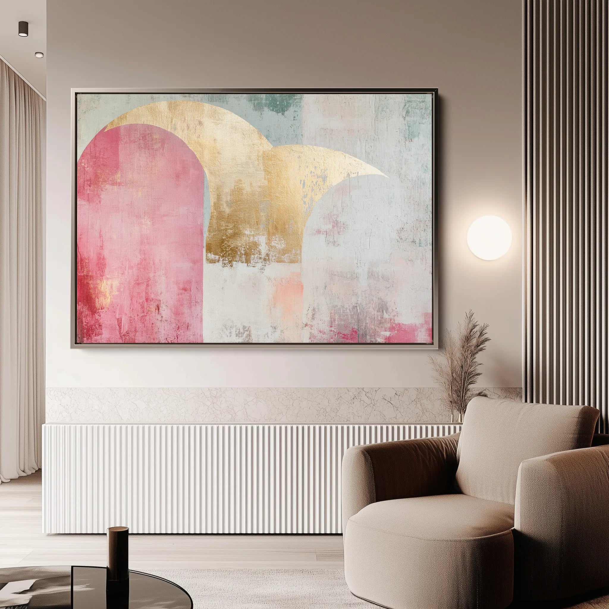 Boho 095 Canvas Art 60 x 40 cm / Black