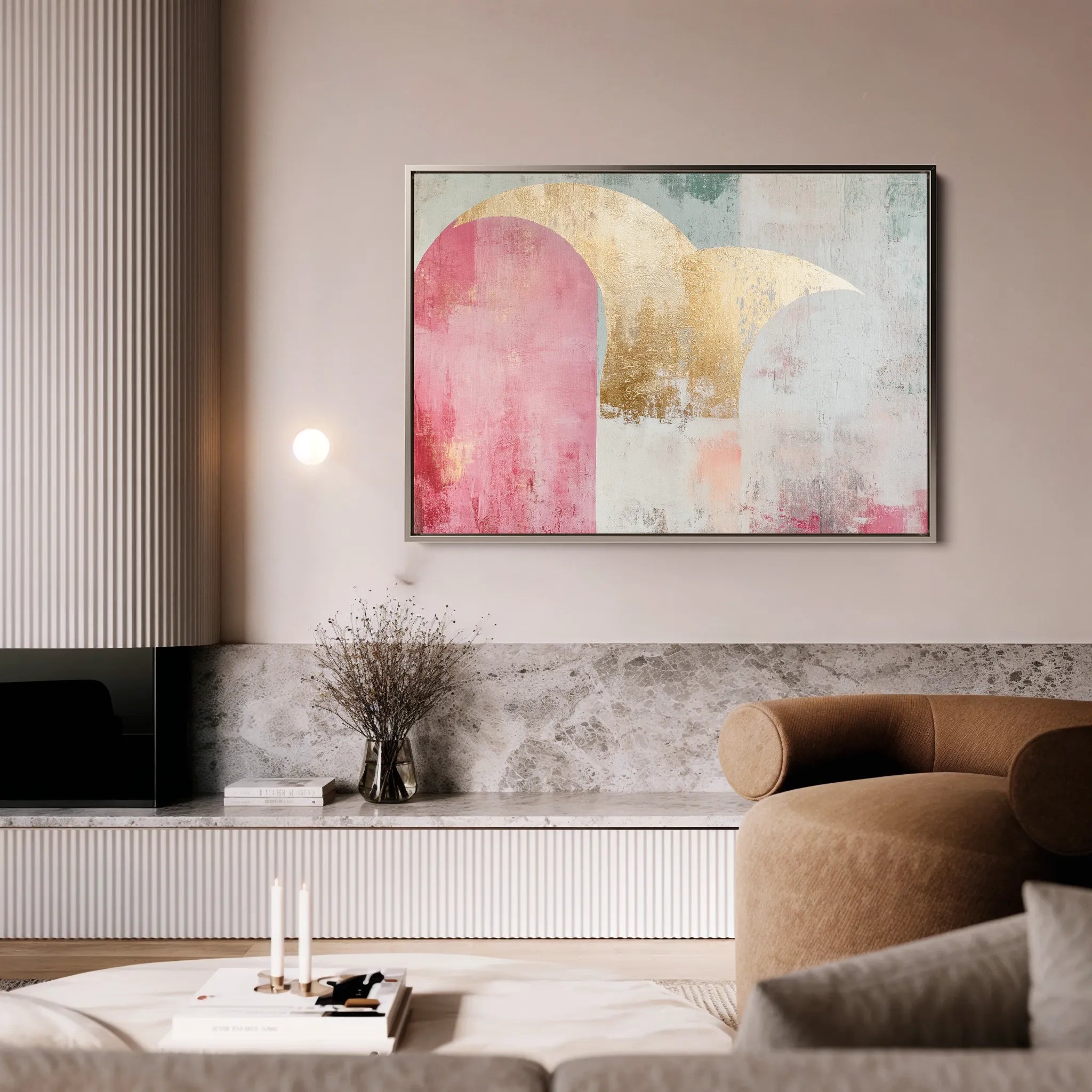 Boho 095 Canvas Art 60 x 40 cm / Black