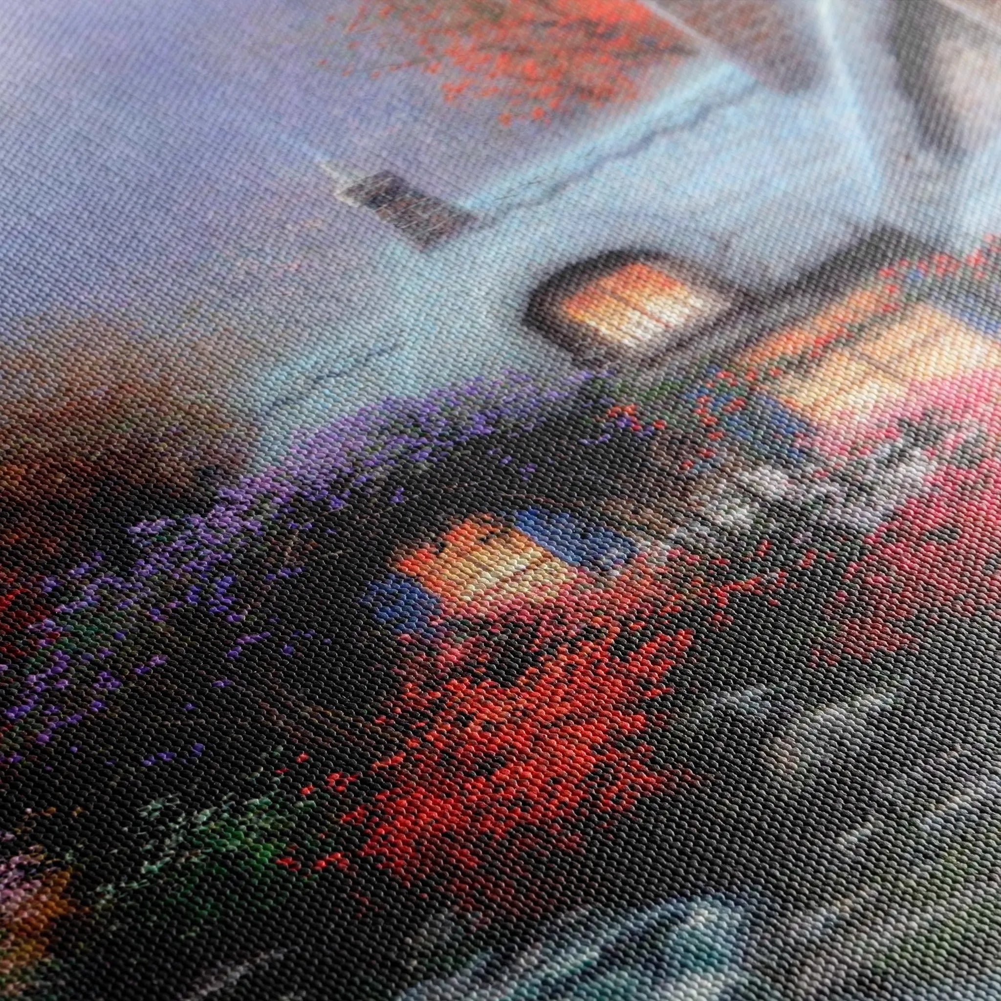 Landscape 095 Canvas Art 60 x 40 cm / Black