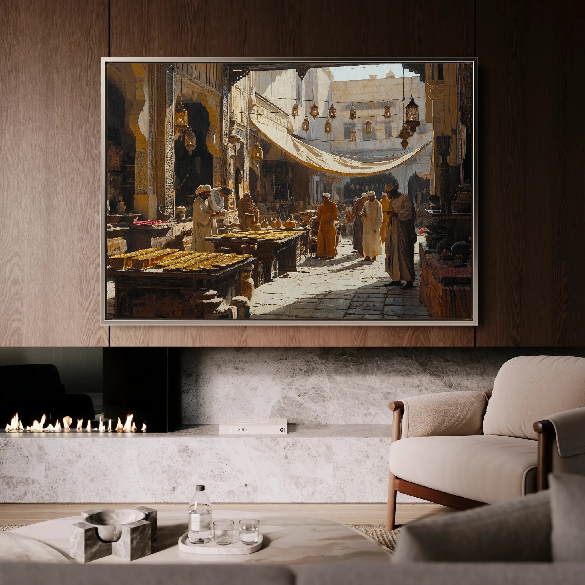 Orientalist 095 Canvas Art 60 x 40 cm / Black