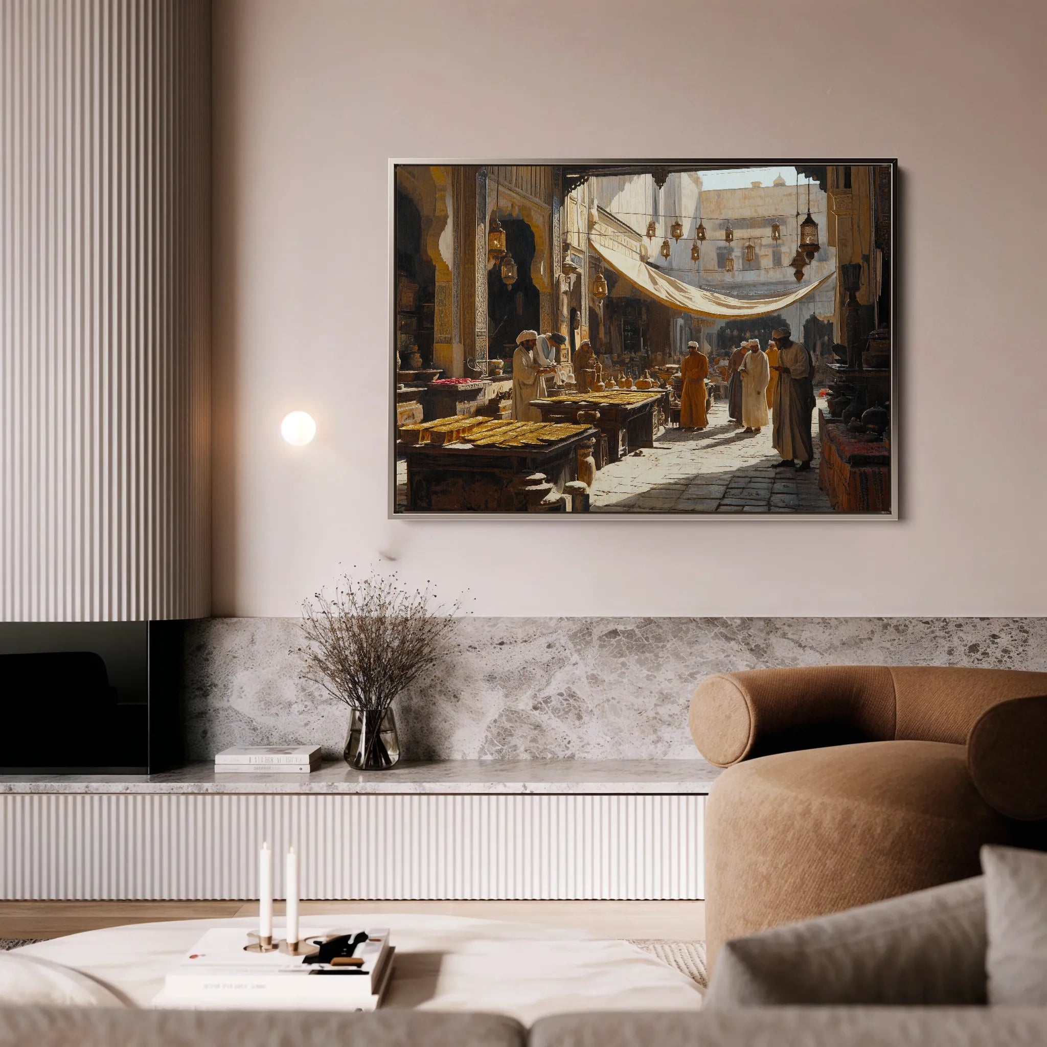 Orientalist 095 Canvas Art 60 x 40 cm / Black