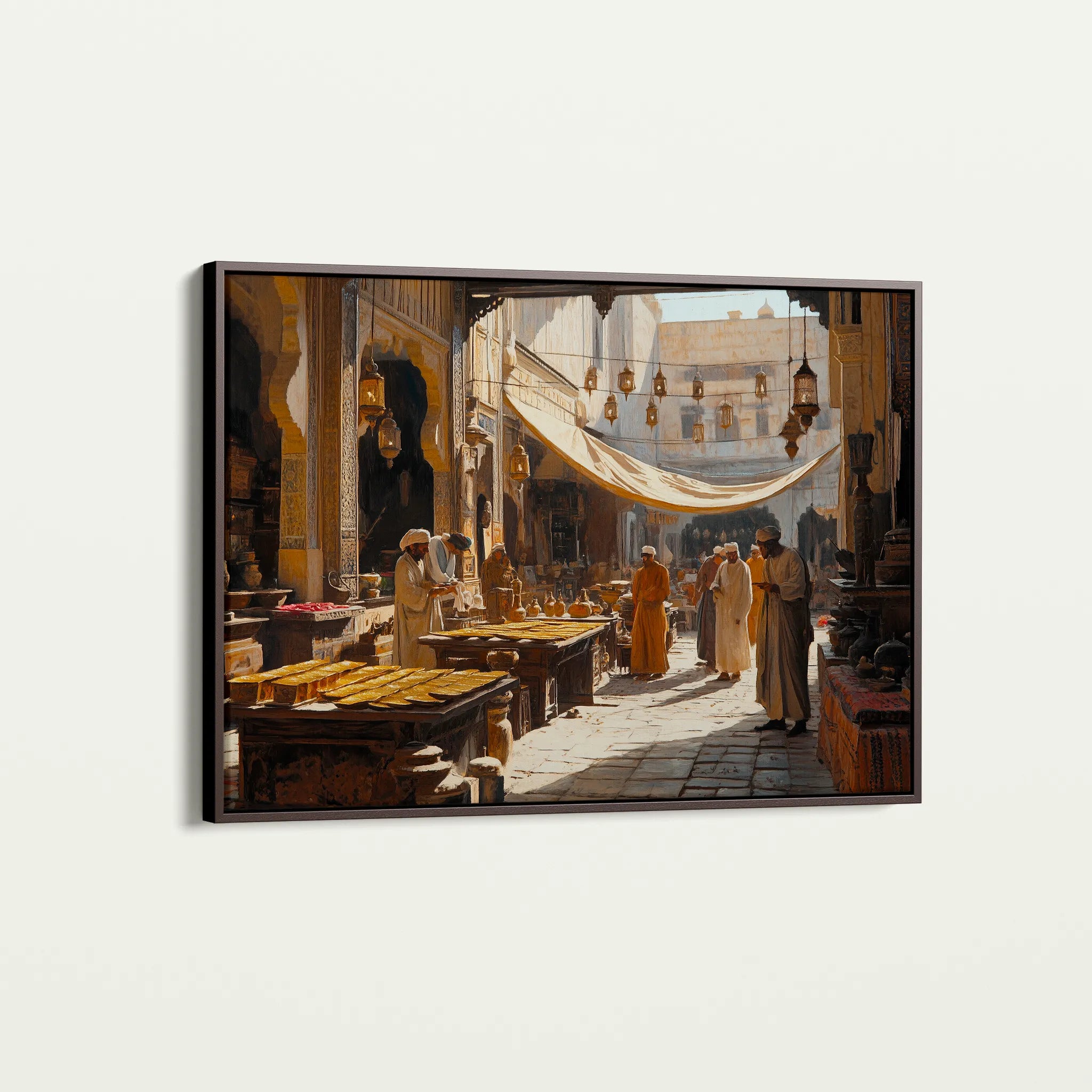 Orientalist 095 Canvas Art 60 x 40 cm / Black
