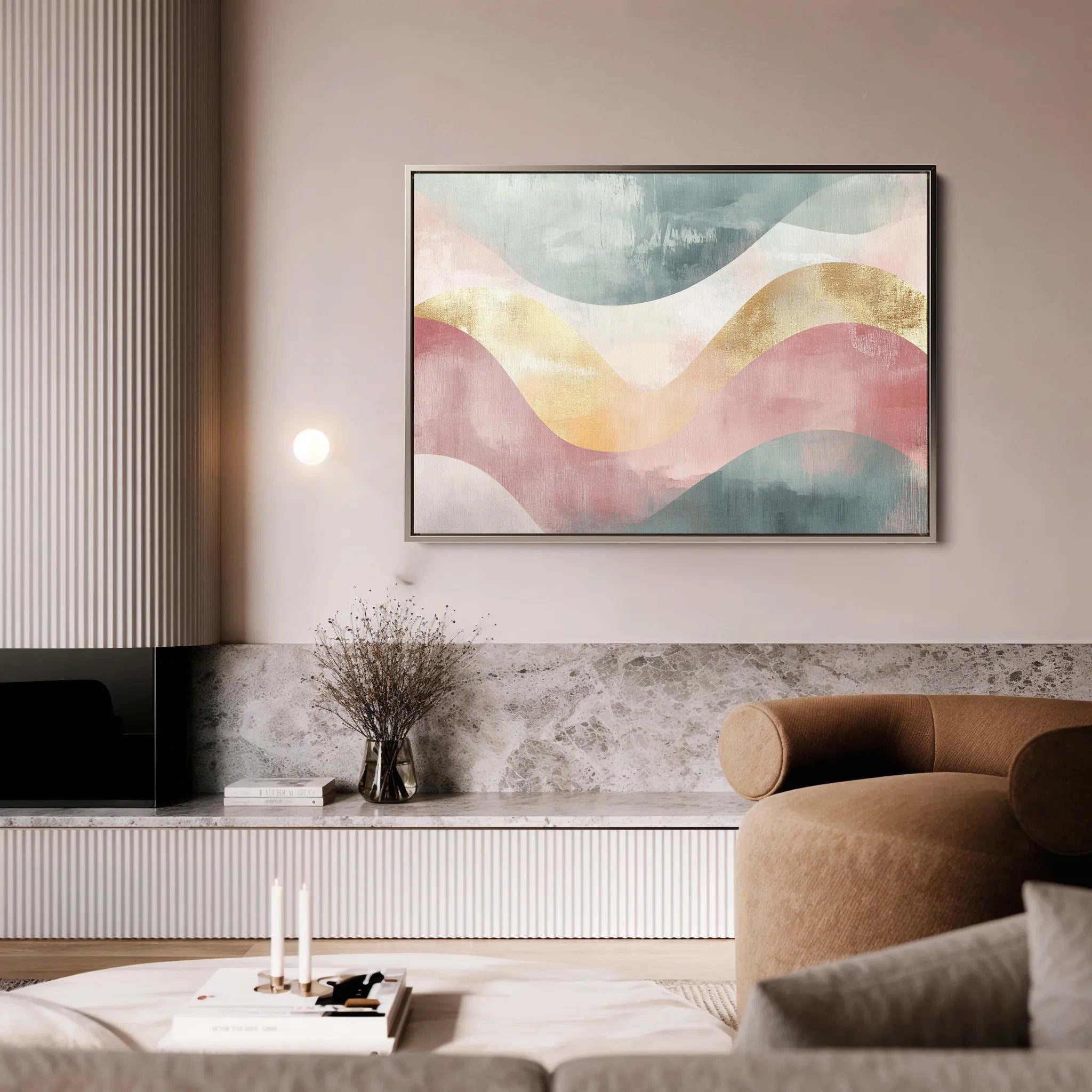 Boho 096 Canvas Art 60 x 40 cm / Black