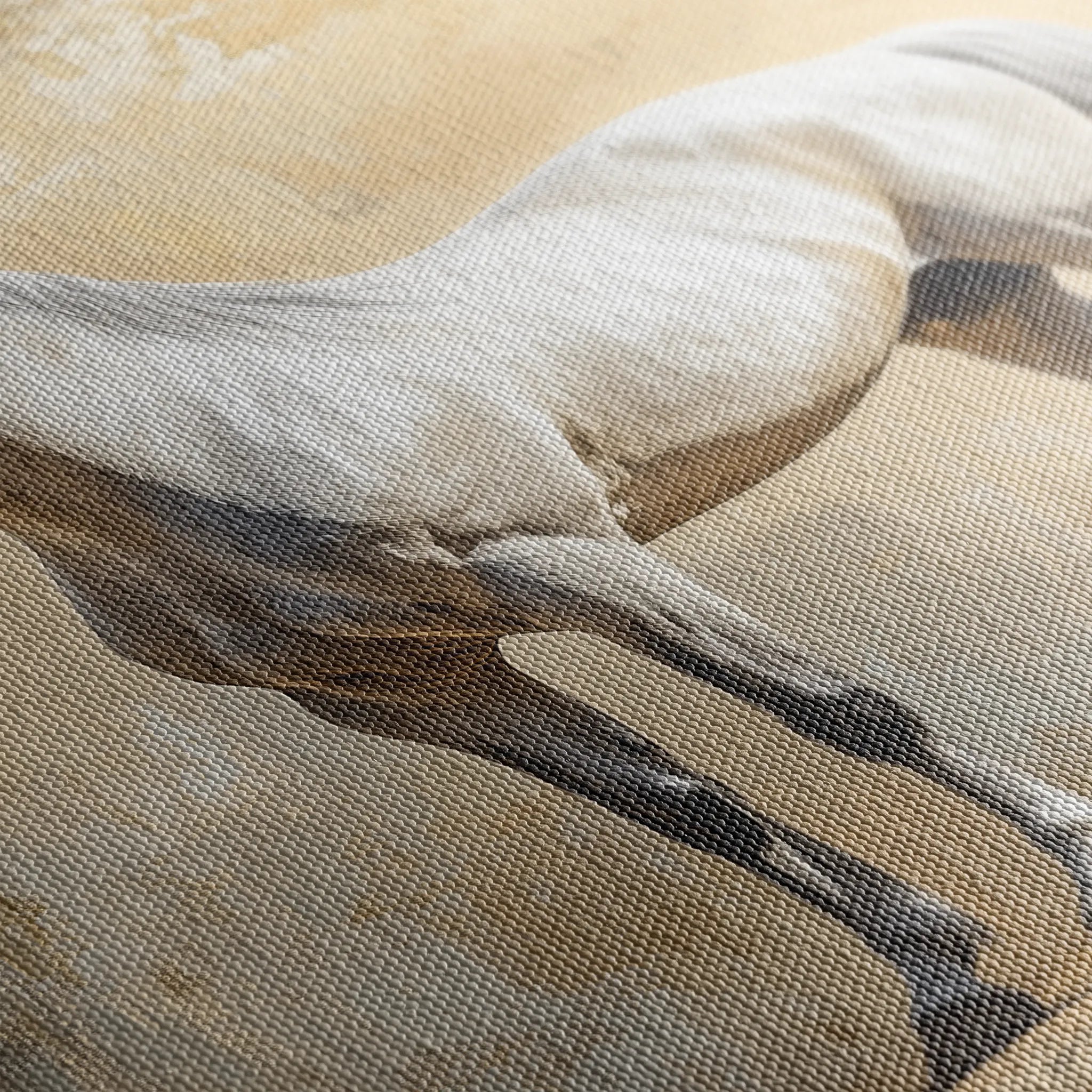 Horses 096 Canvas Art 60 x 40 cm / Black