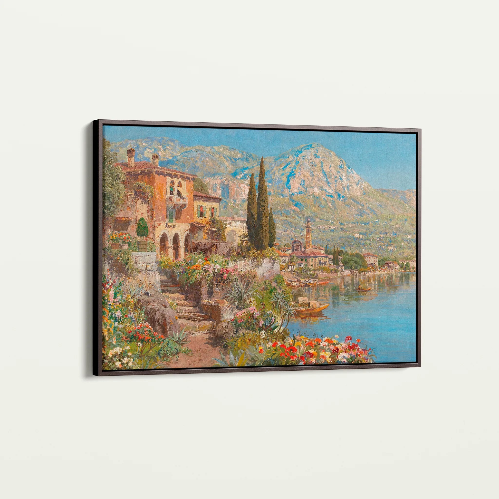 Landscape 096 Canvas Art 60 x 40 cm / Black