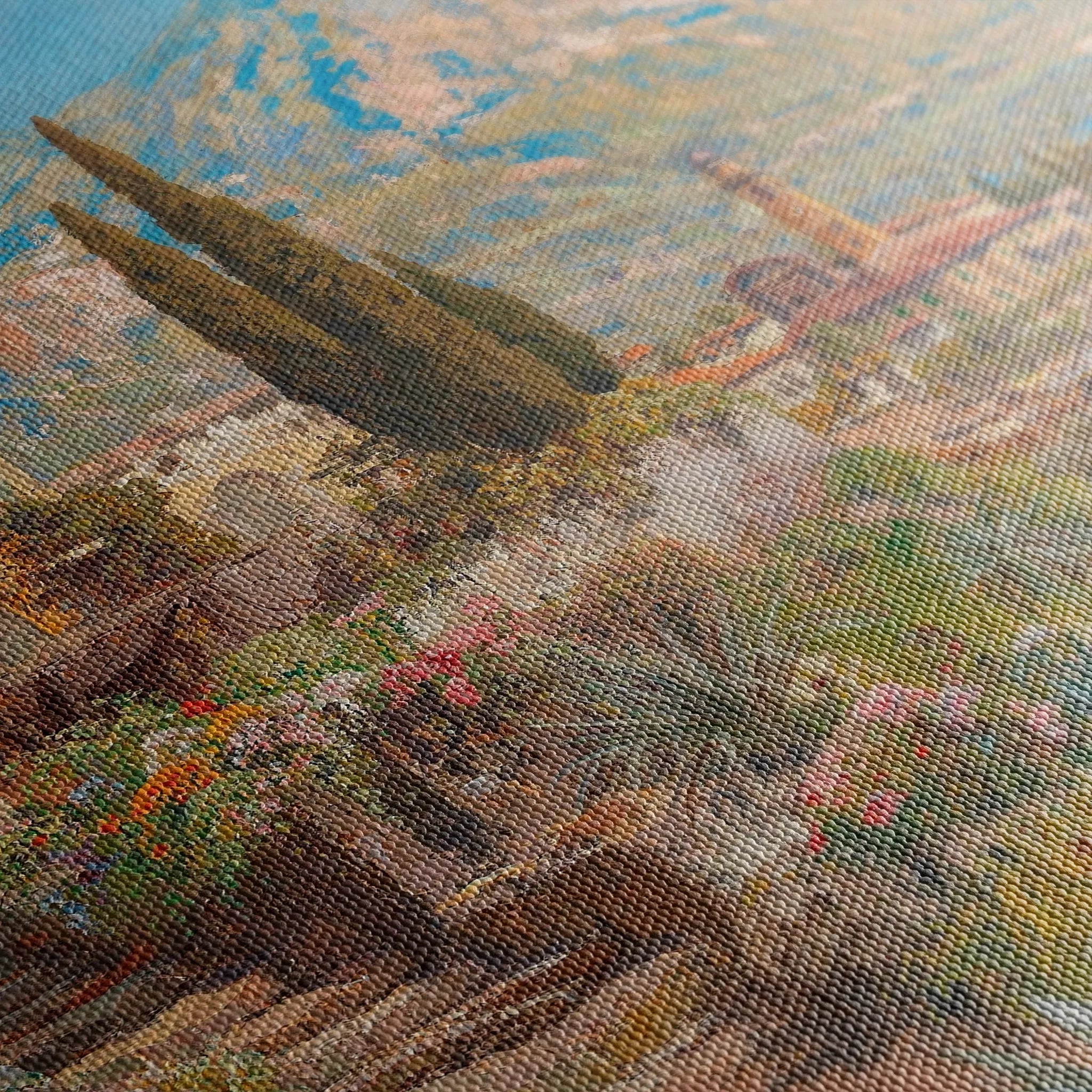 Landscape 096 Canvas Art 60 x 40 cm / Black