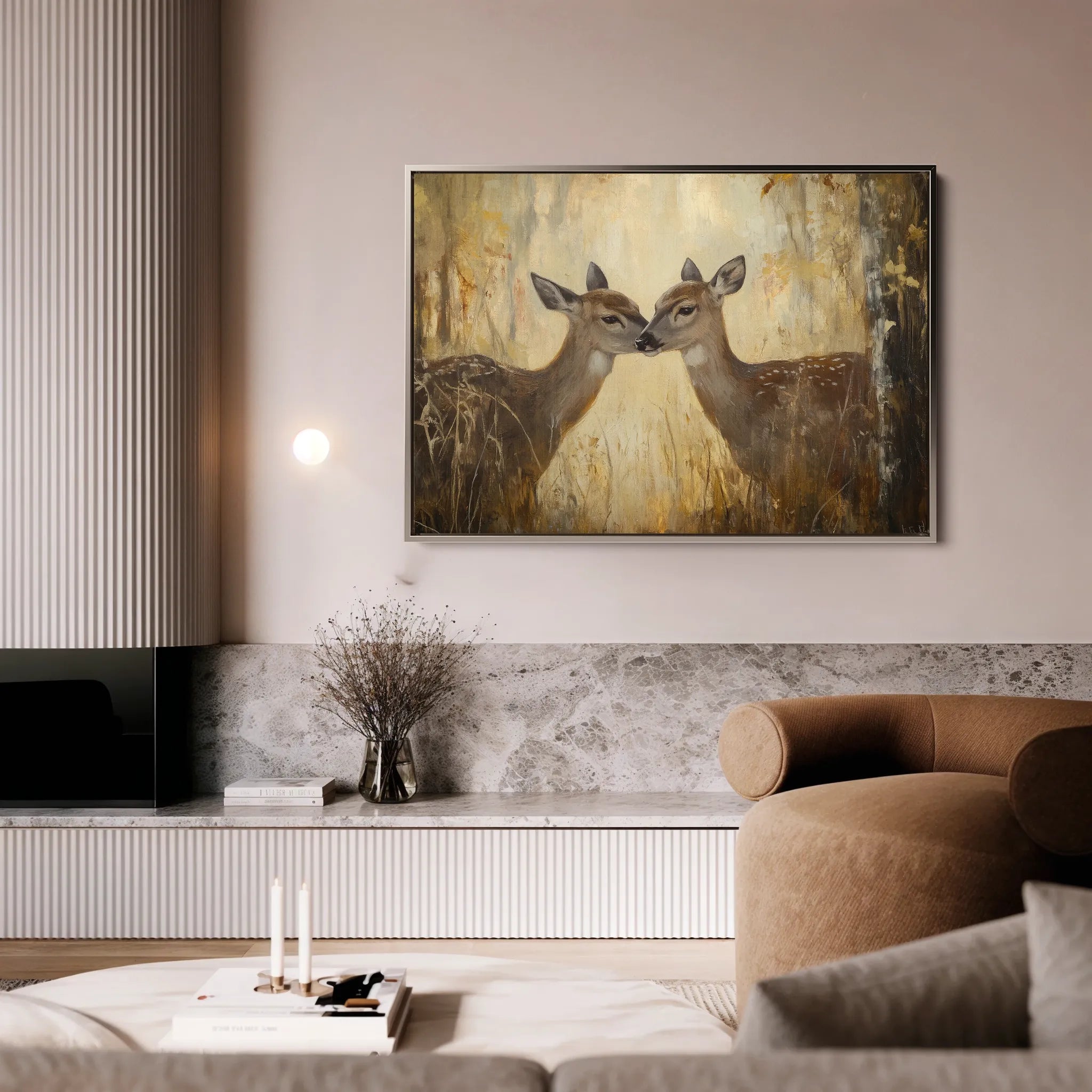 Animals 097 Canvas Art 60 x 40 cm / Black