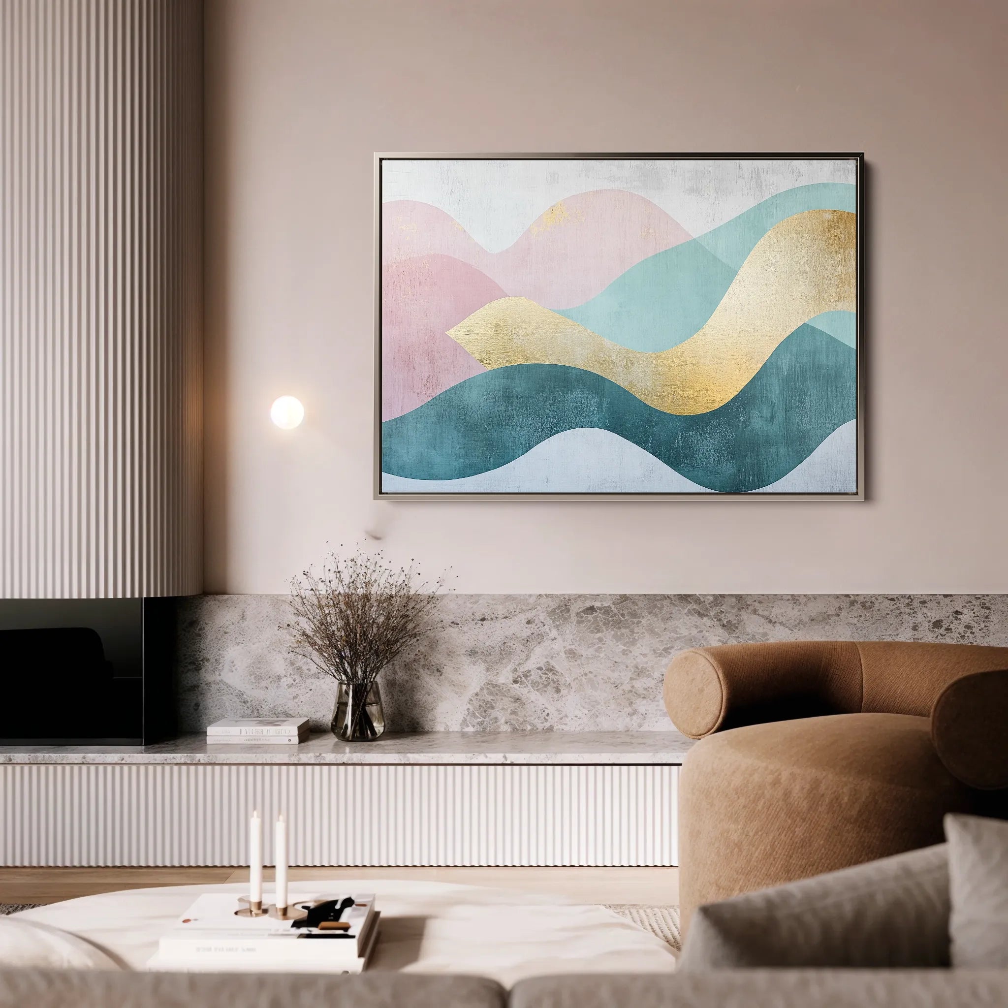 Boho 097 Canvas Art 60 x 40 cm / Black