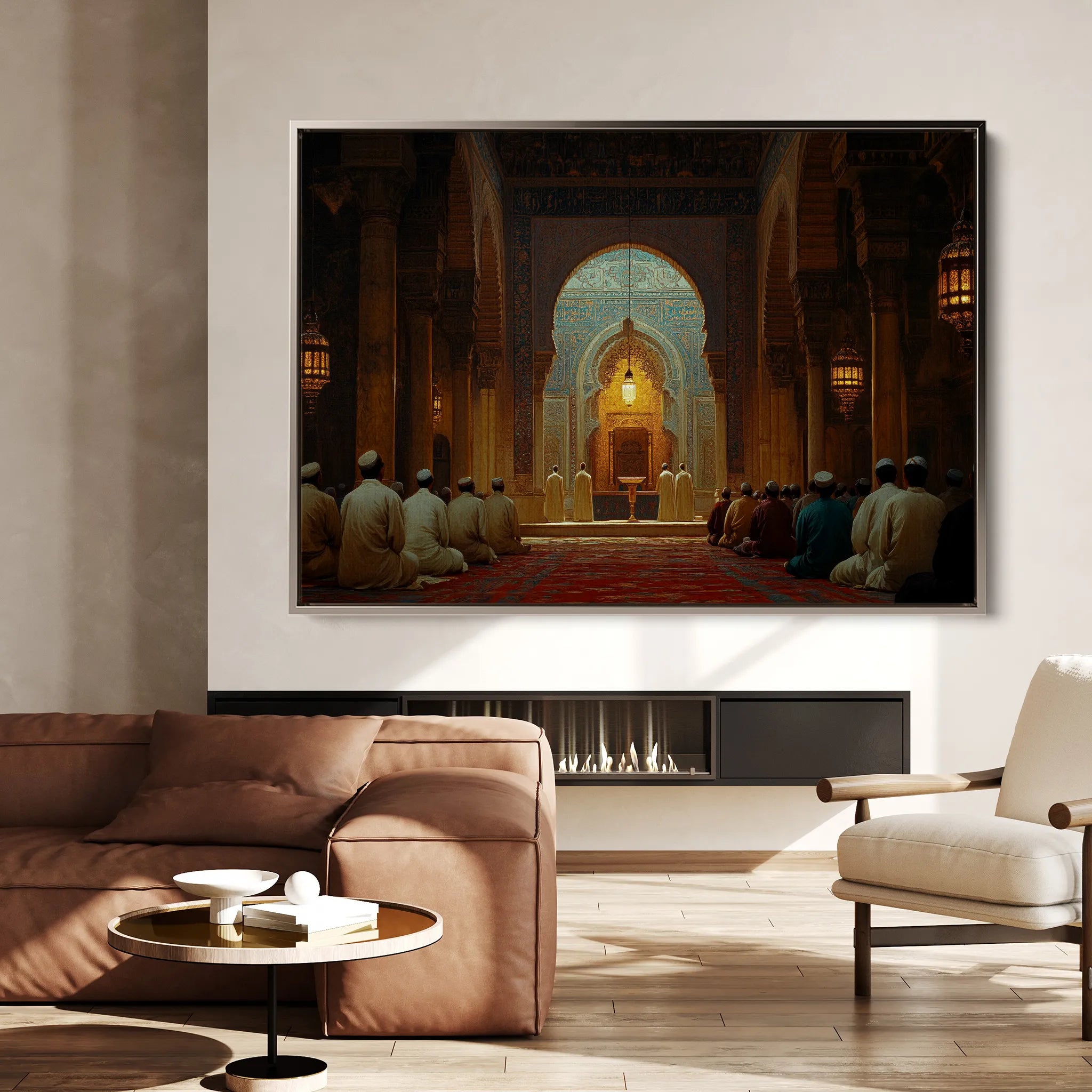 Orientalist 097 Canvas Art 60 x 40 cm / Black