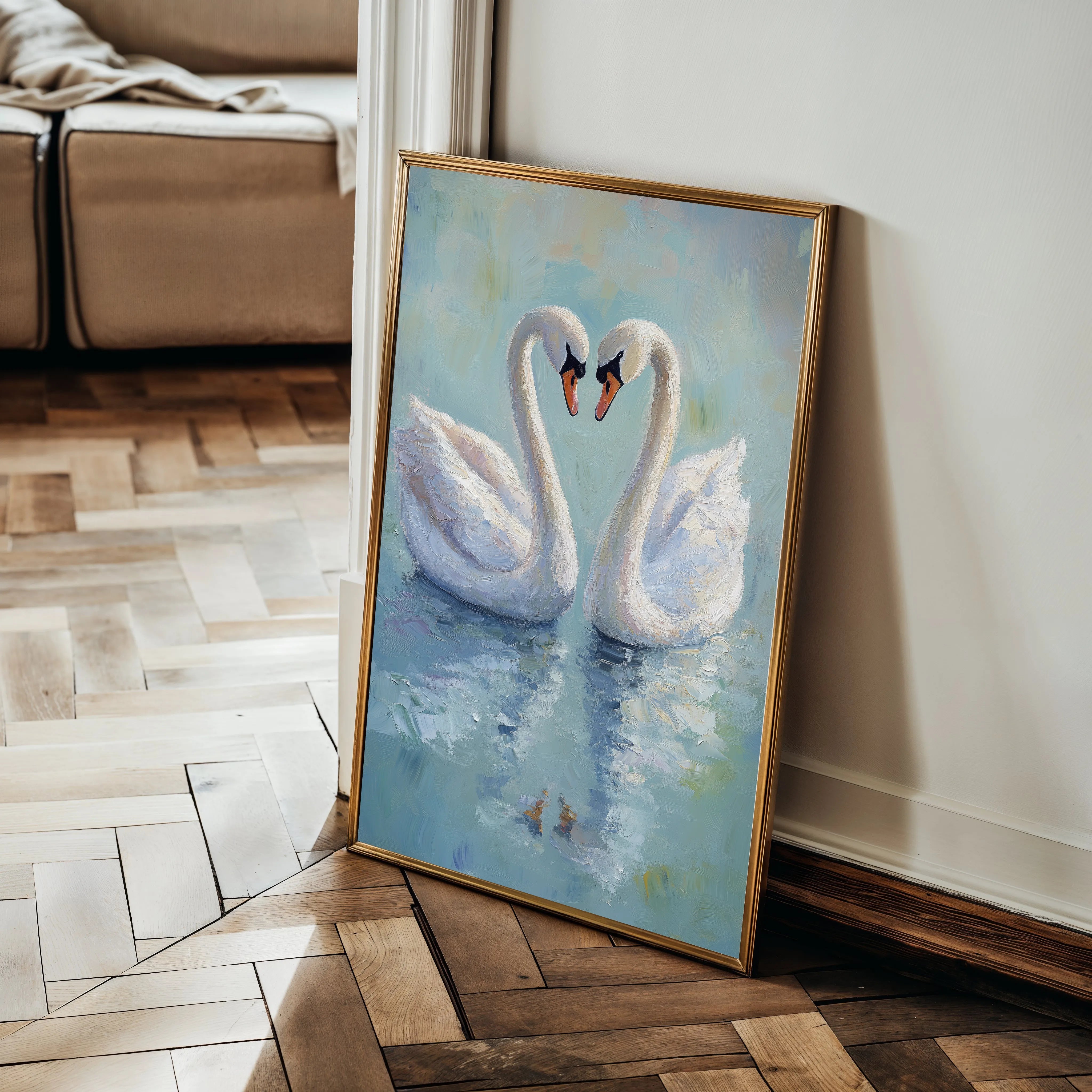 Animals 098 Canvas Art 60 x 40 cm / Black