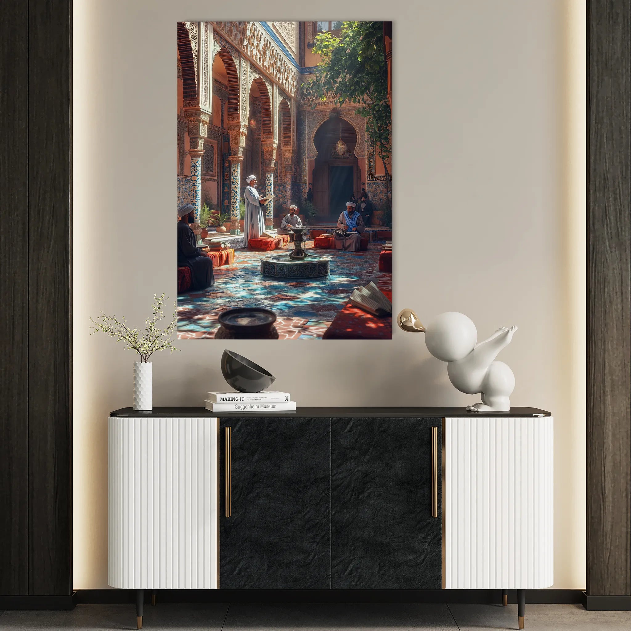 Orientalist 098 Canvas Art 60 x 40 cm / Black