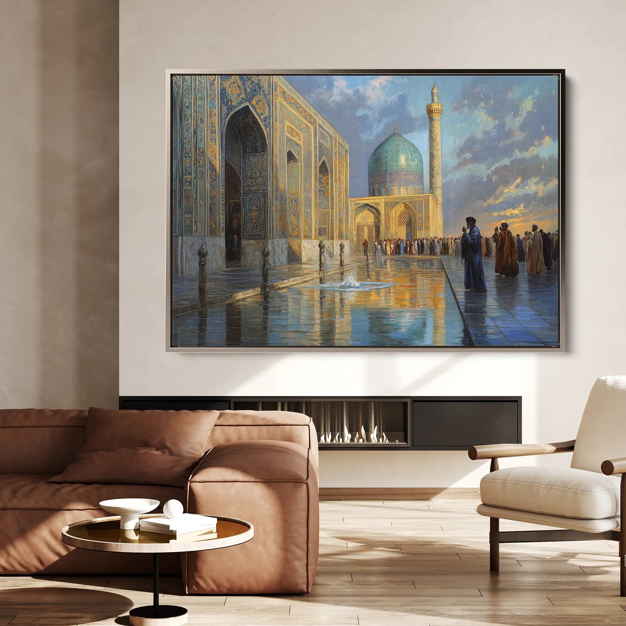 Orientalist 099 Canvas Art 60 x 40 cm / Black