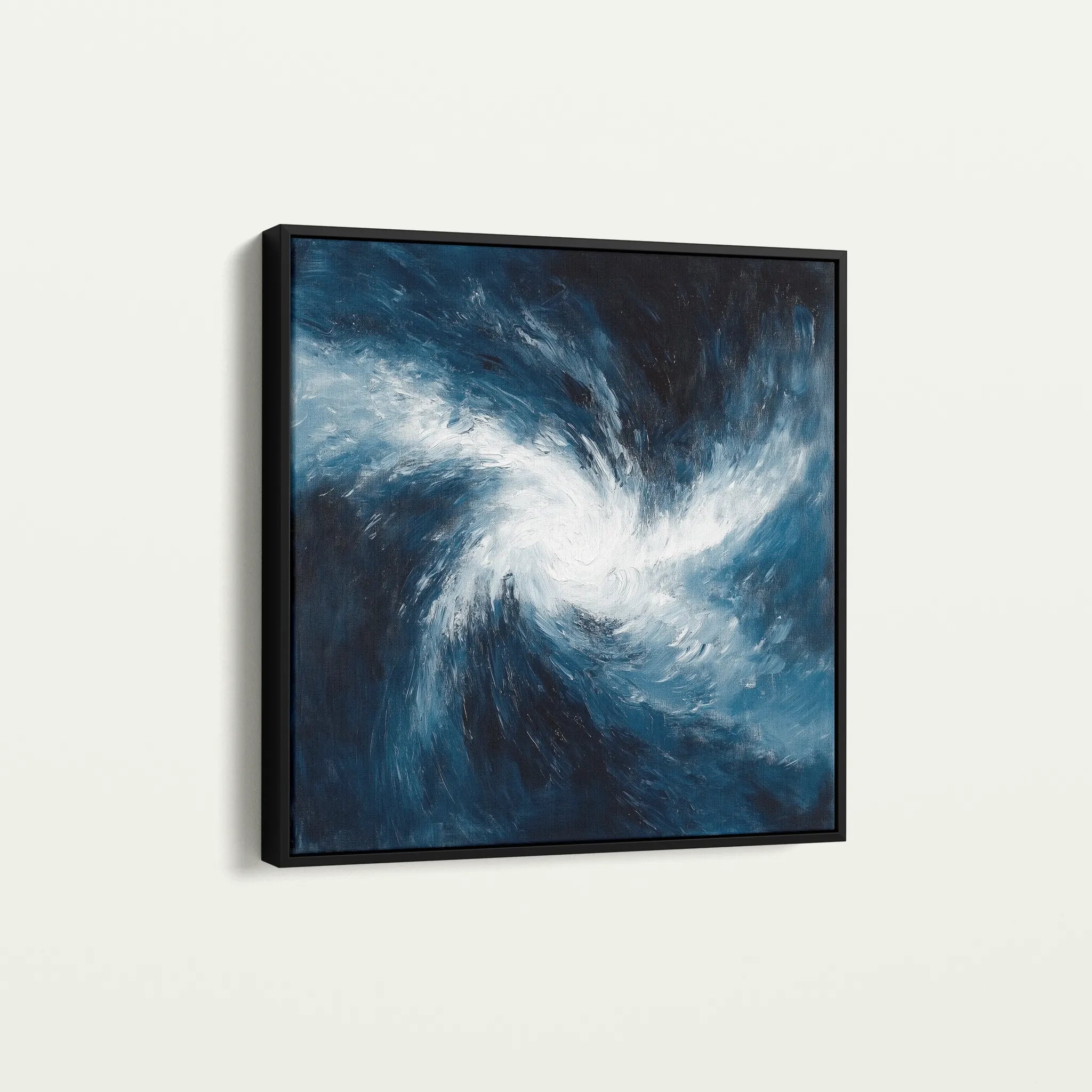 Abstract 1006 Canvas Art 60 x 60 cm / Black