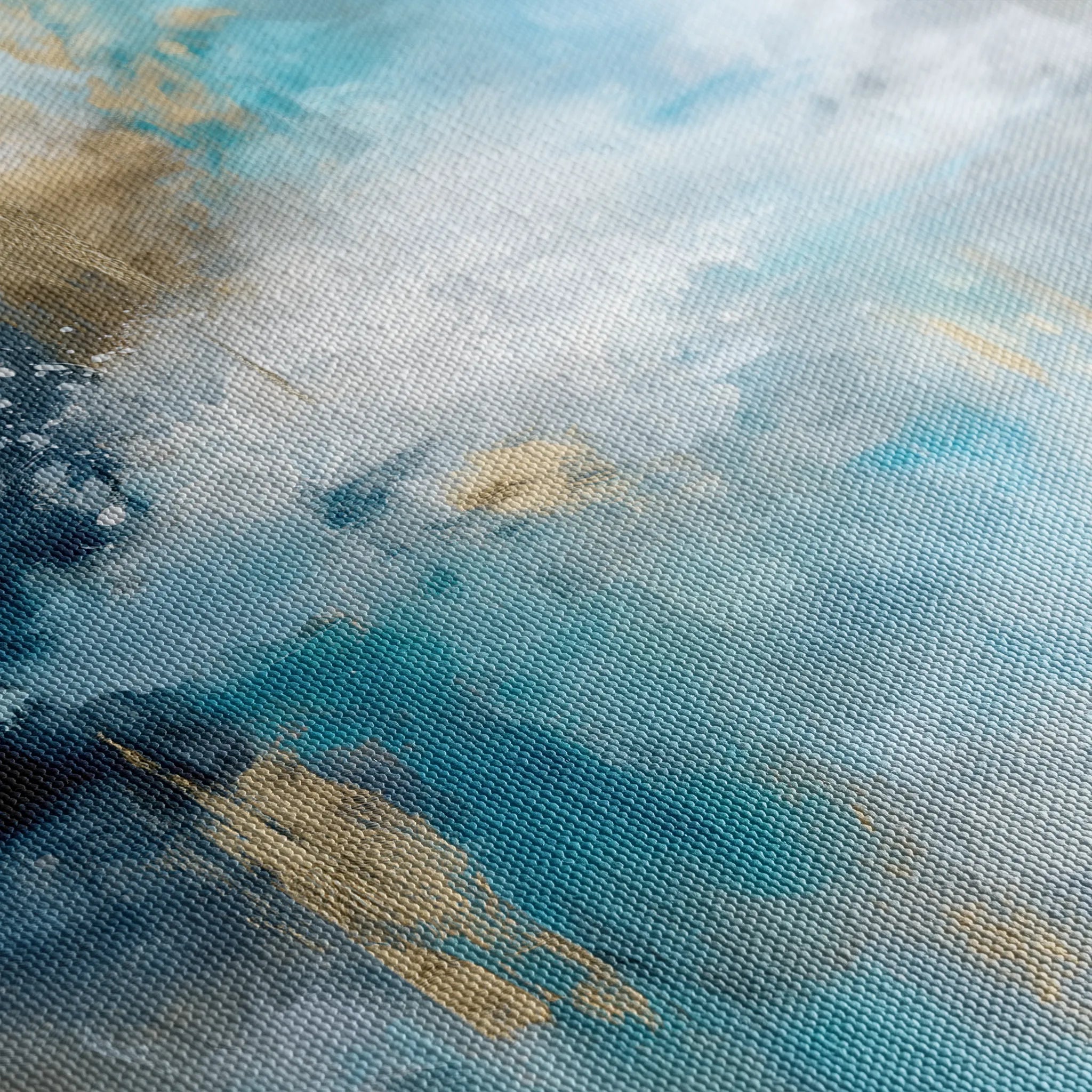Abstract 1009 Canvas Art 60 x 60 cm / Black