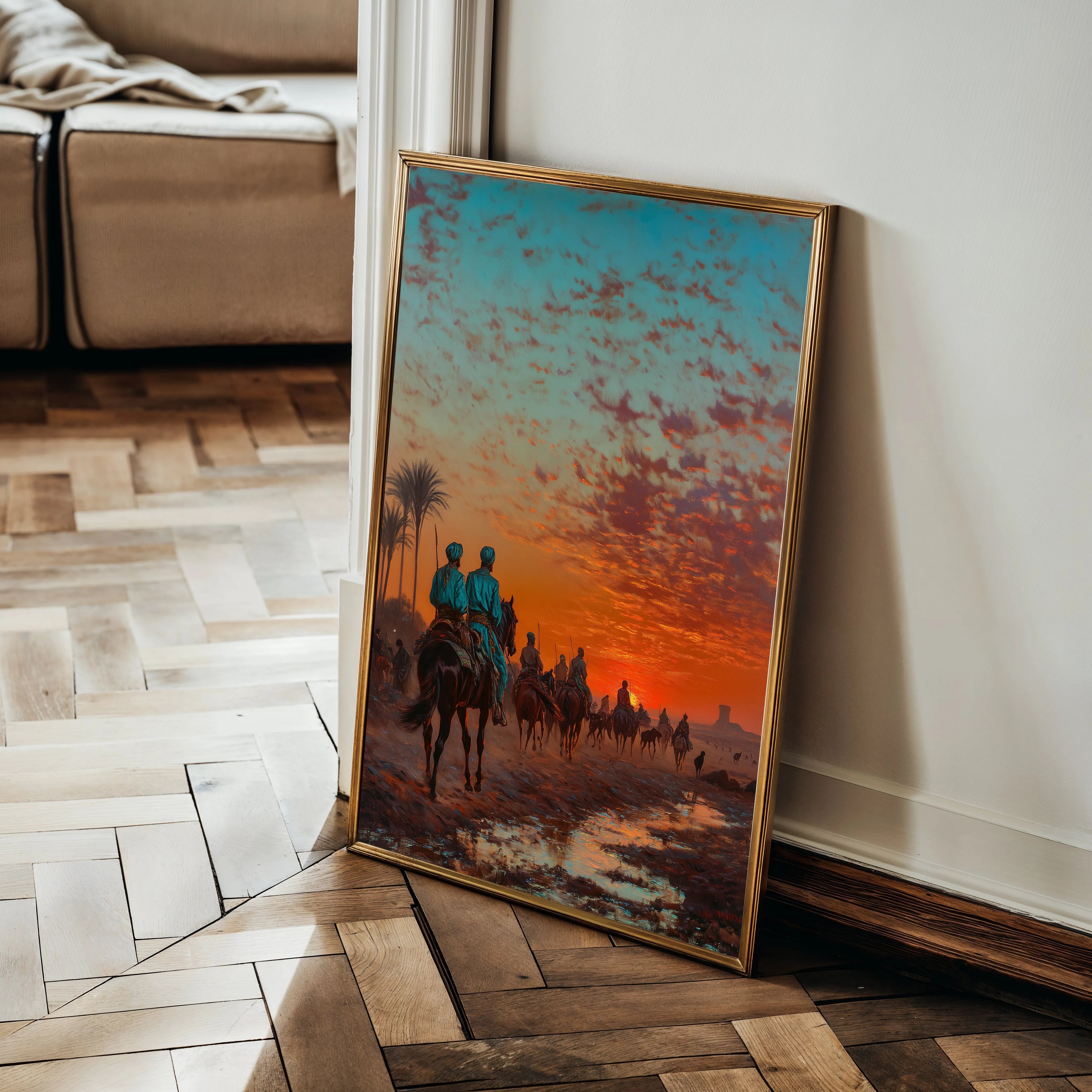 Orientalist 101 Canvas Art 60 x 40 cm / Black