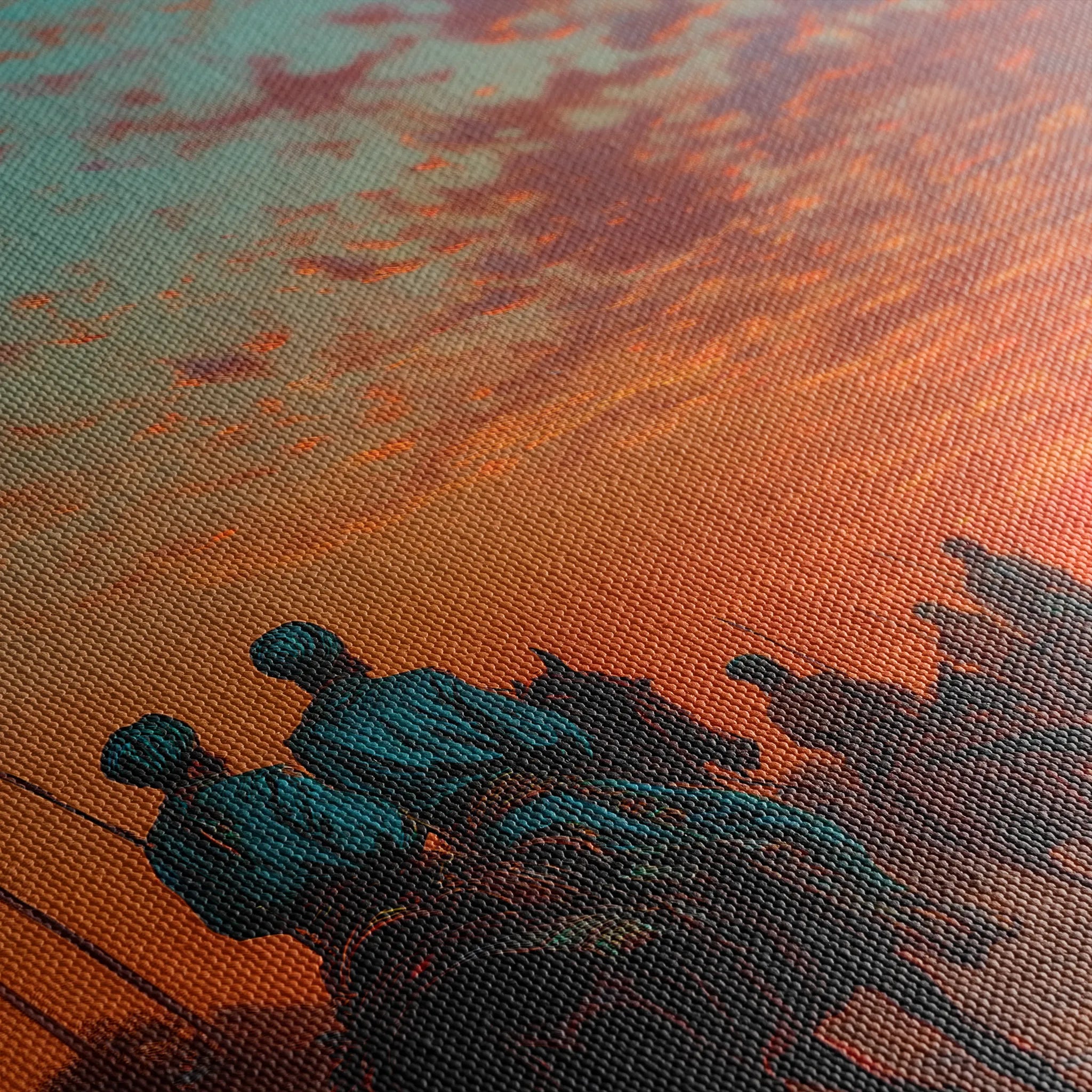 Orientalist 101 Canvas Art 60 x 40 cm / Black