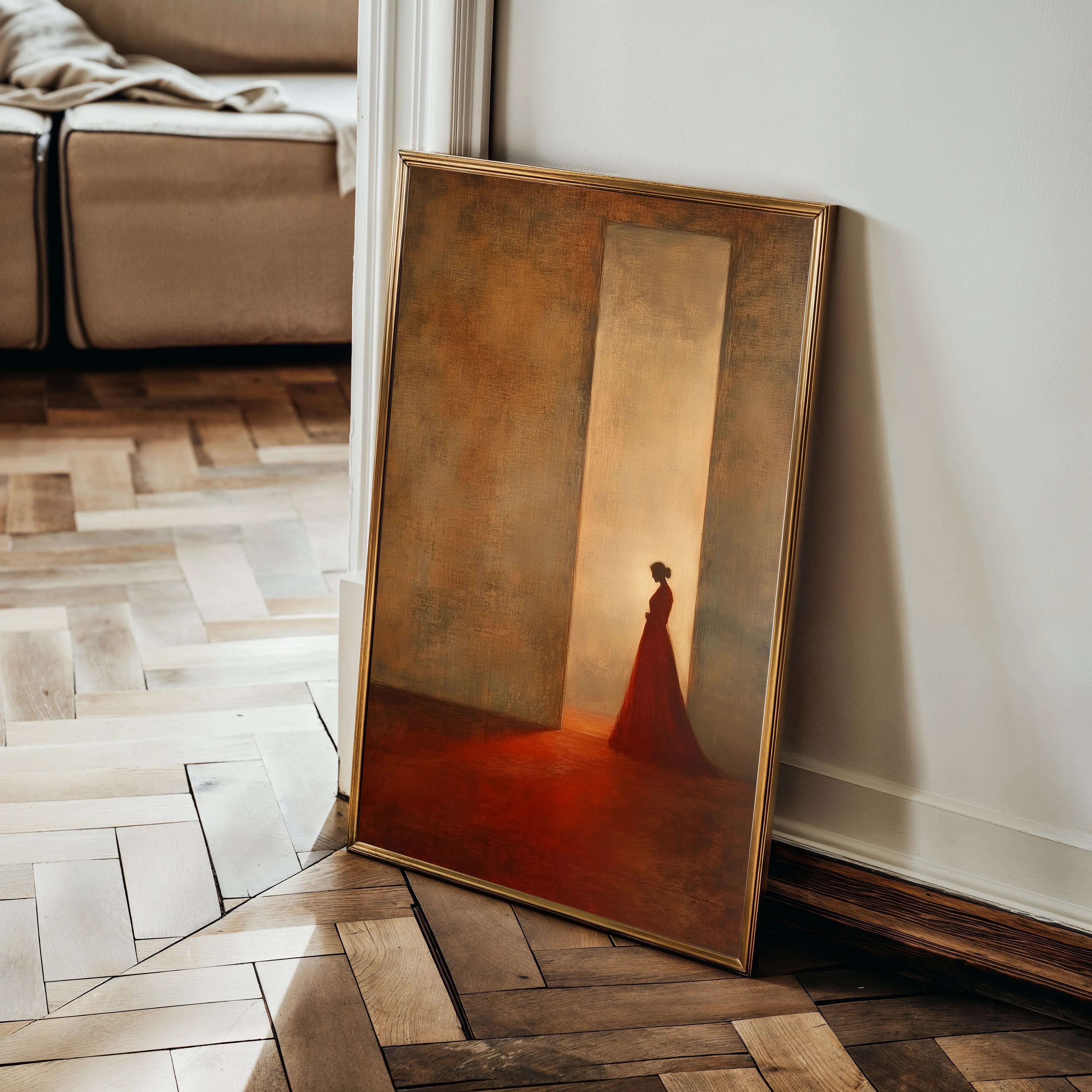 Portrait 101 Canvas Art 60 x 40 cm / Black