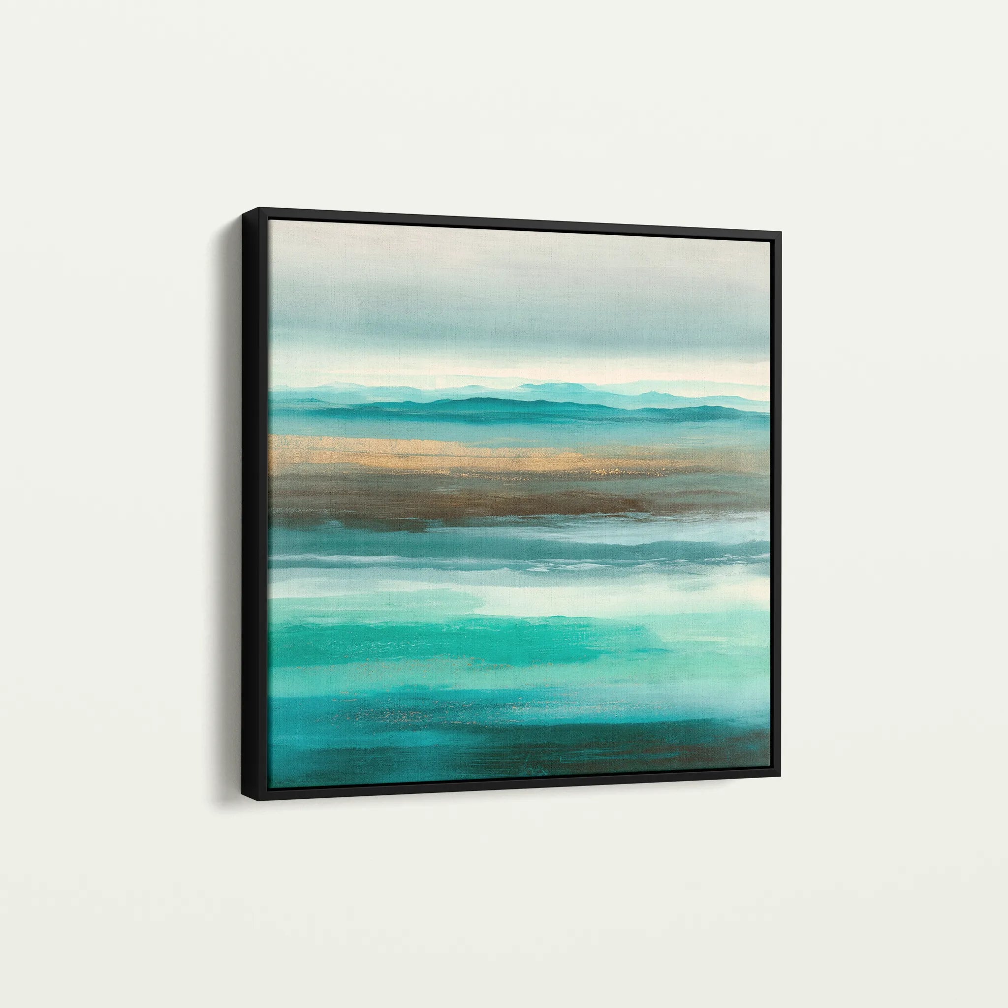 Abstract 1013 Canvas Art 60 x 60 cm / Black