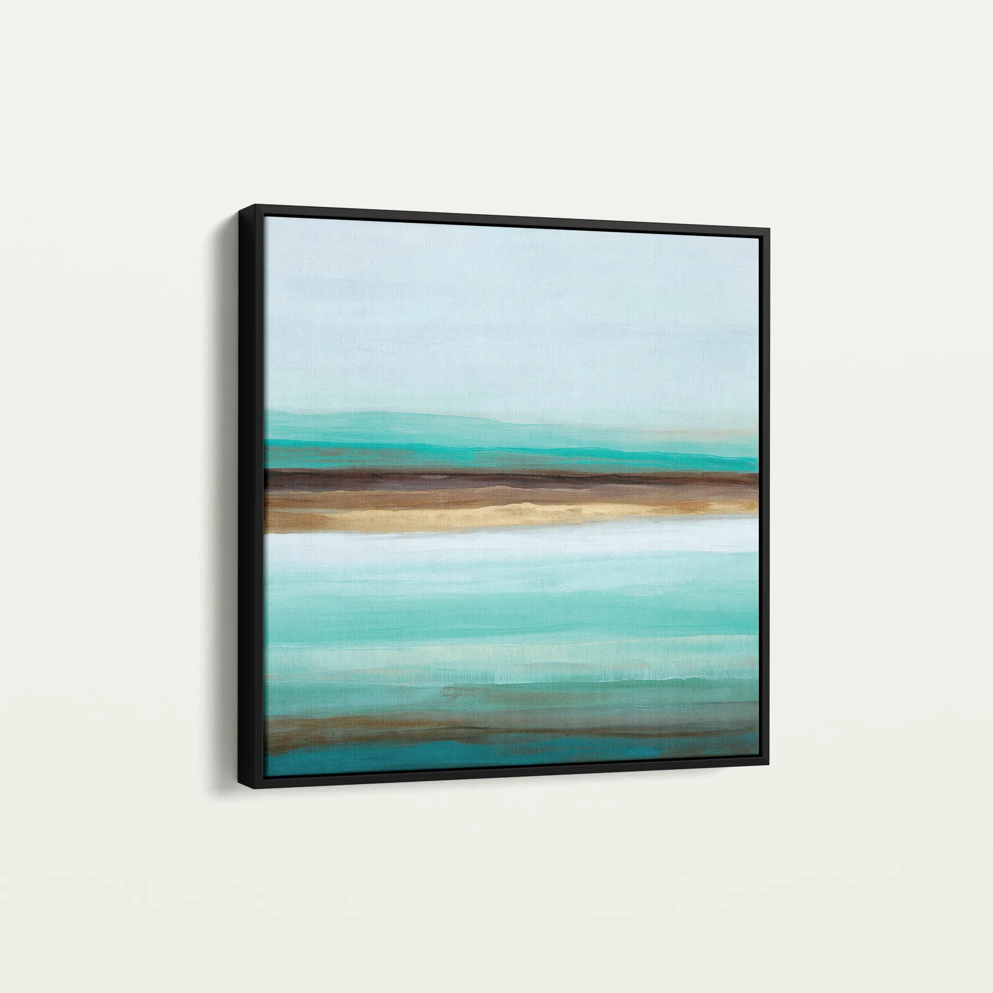 Abstract 1016 Canvas Art 60 x 60 cm / Black