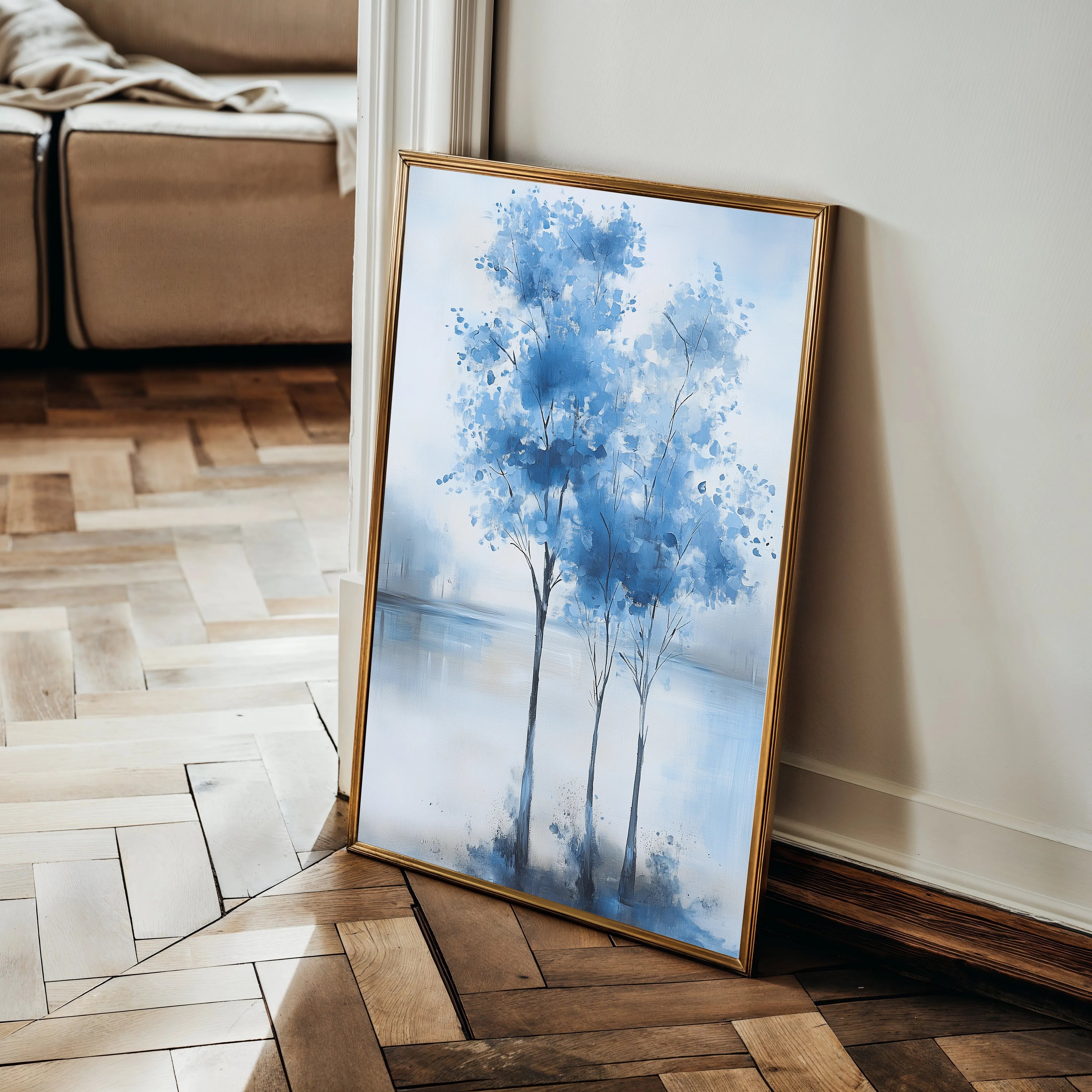 Floral 1016 Canvas Art 60 x 40 cm / Black