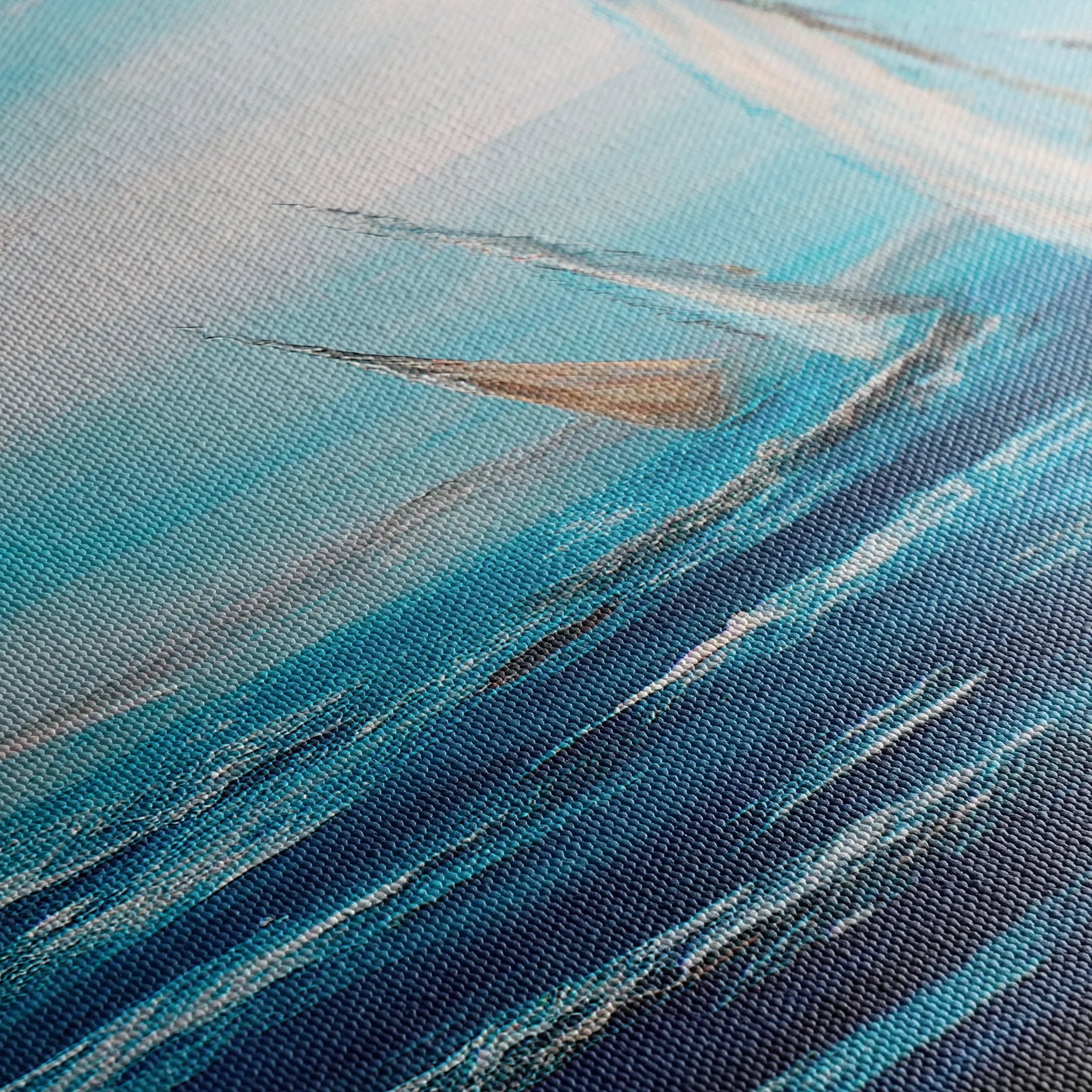 Landscape 102 Canvas Art 60 x 40 cm / Black