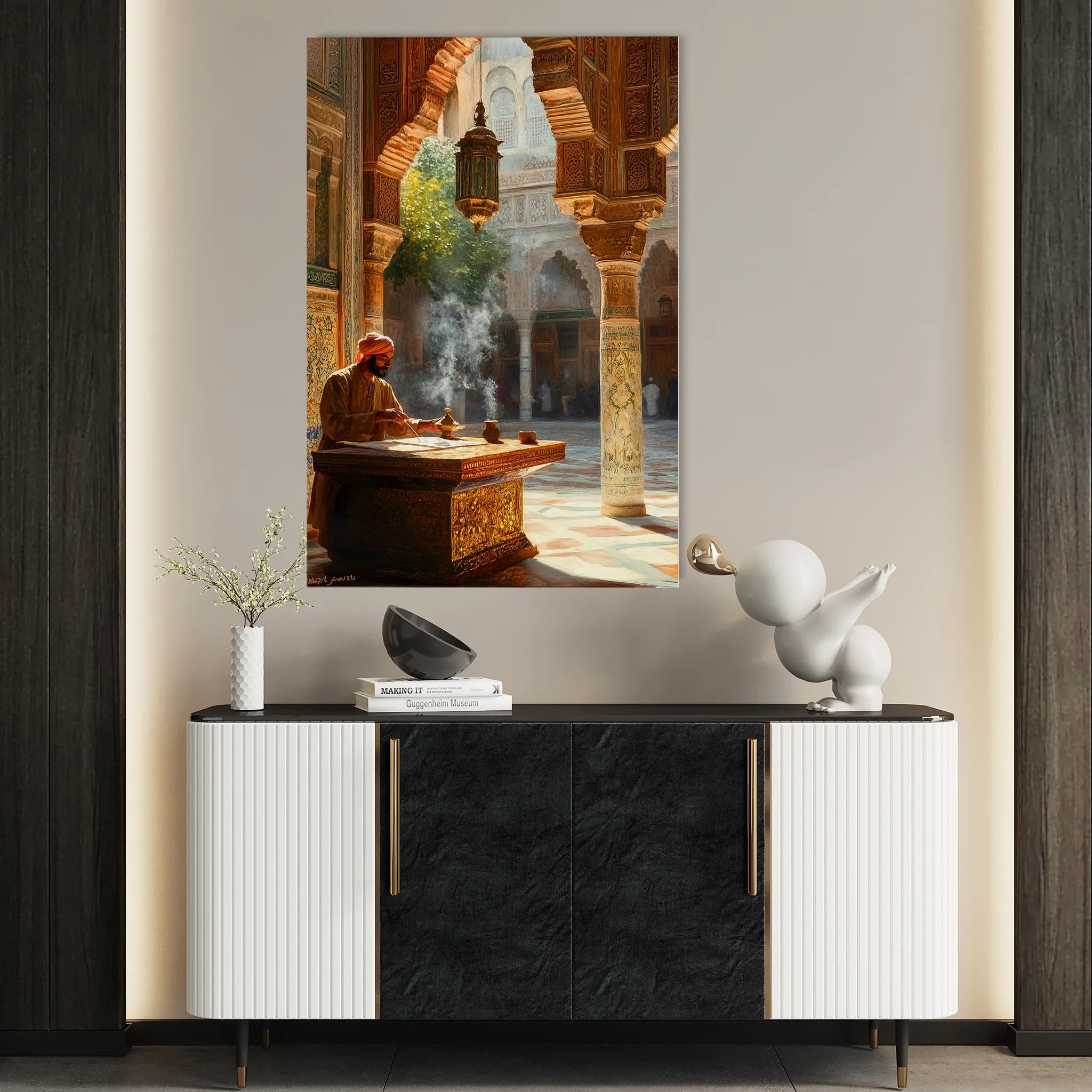 Orientalist 102 Canvas Art 60 x 40 cm / Black
