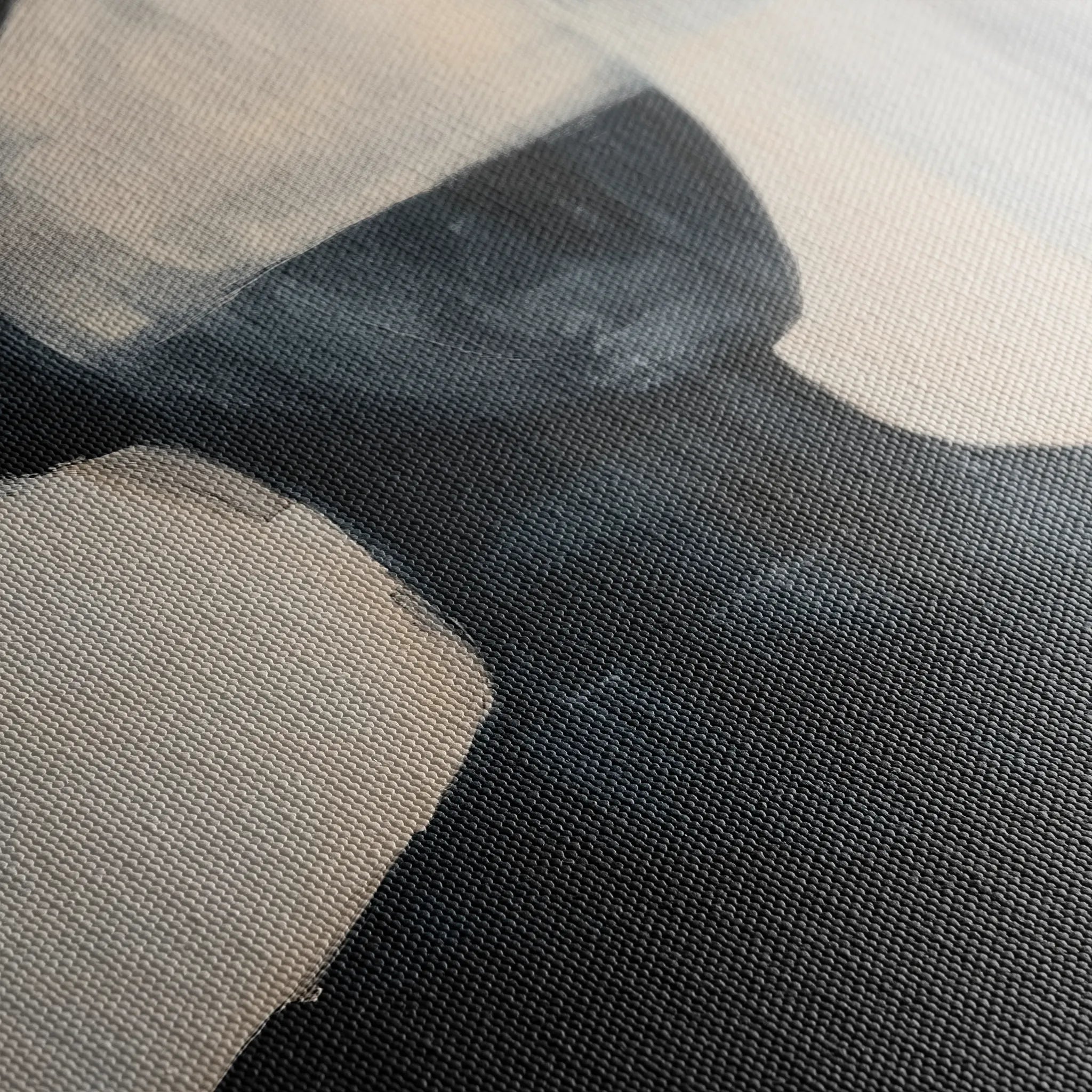 Portrait 102 Canvas Art 60 x 40 cm / Black