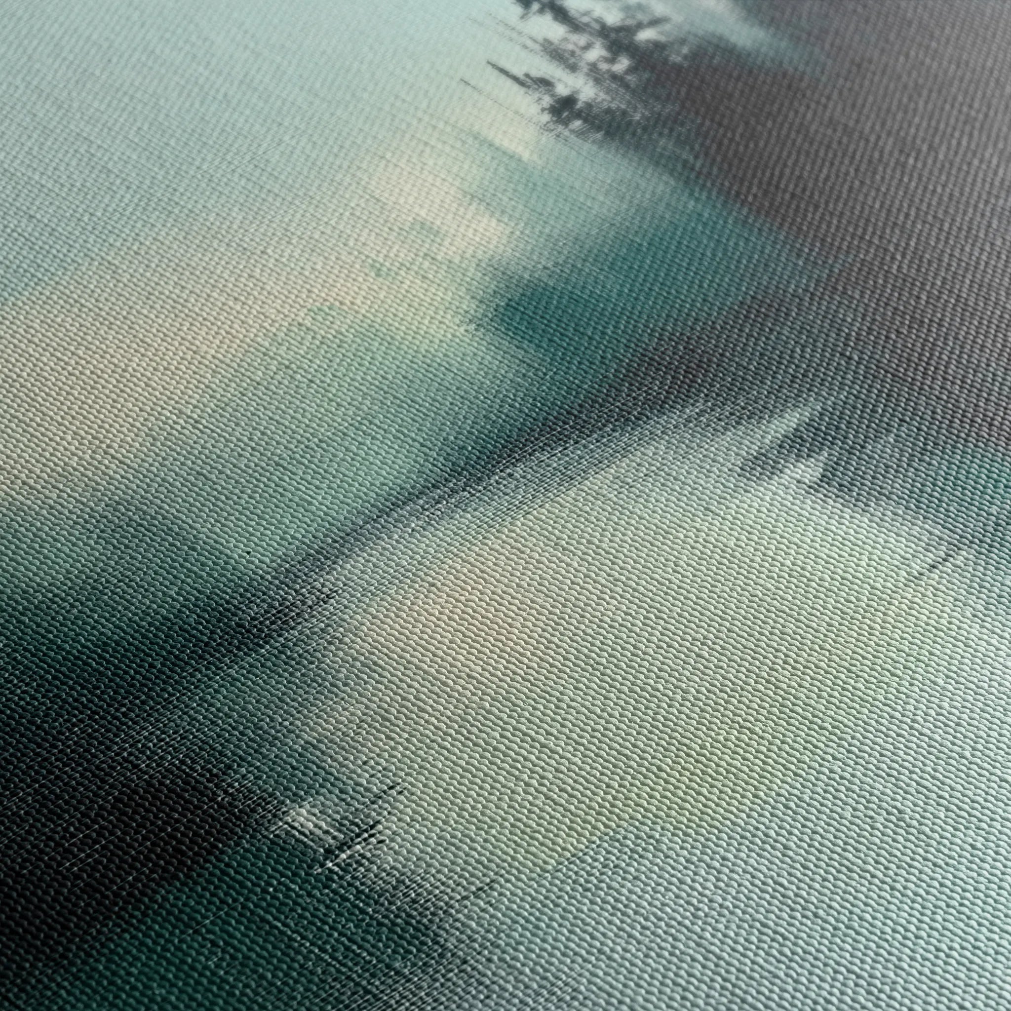 Abstract 1022 Canvas Art 60 x 60 cm / Black