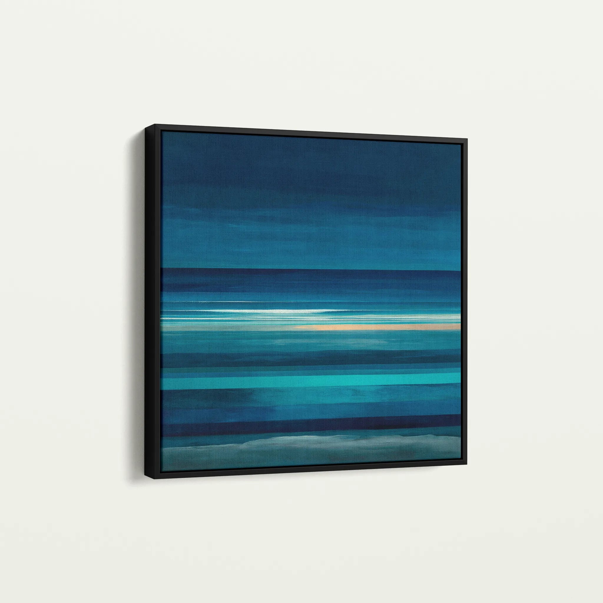 Abstract 1027 Canvas Art 60 x 60 cm / Black