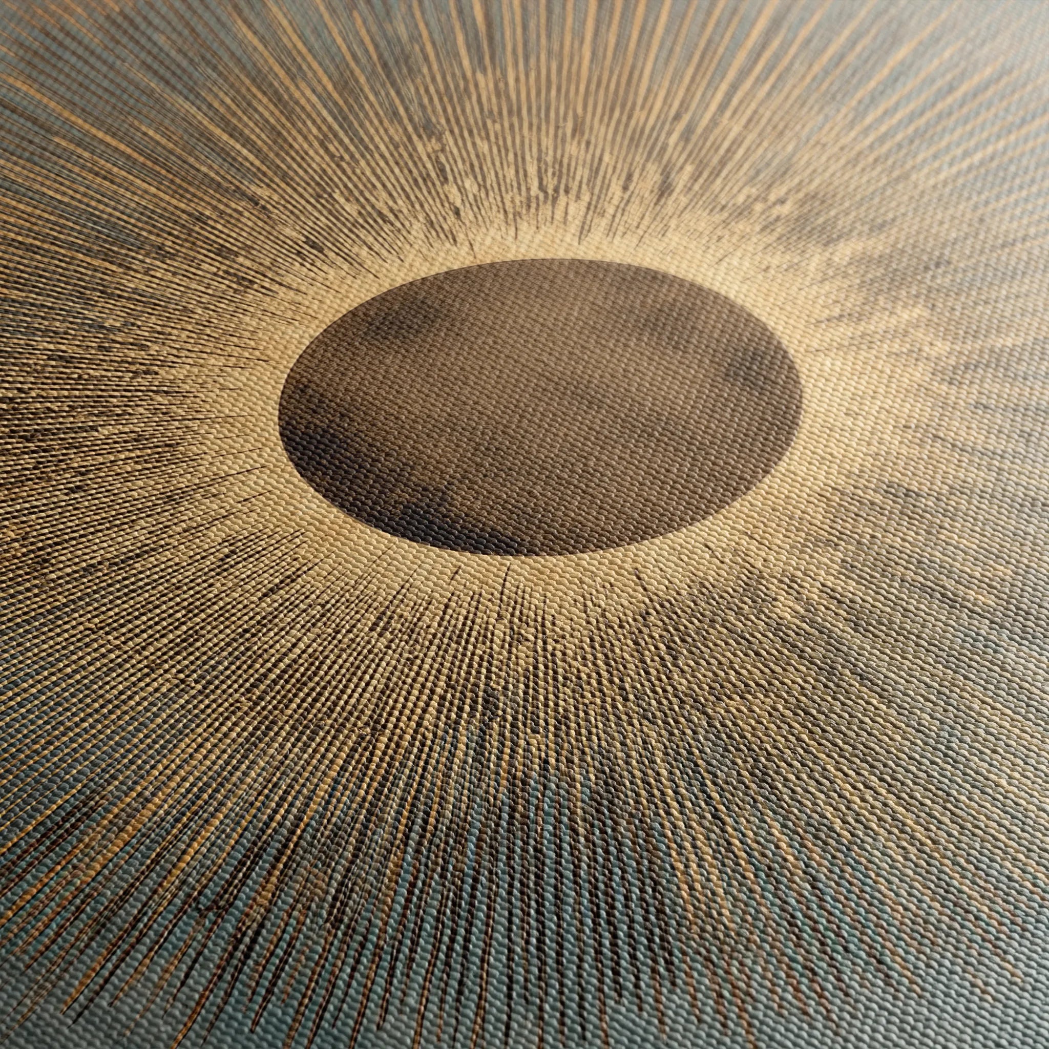 Abstract 1028 Canvas Art 60 x 60 cm / Black
