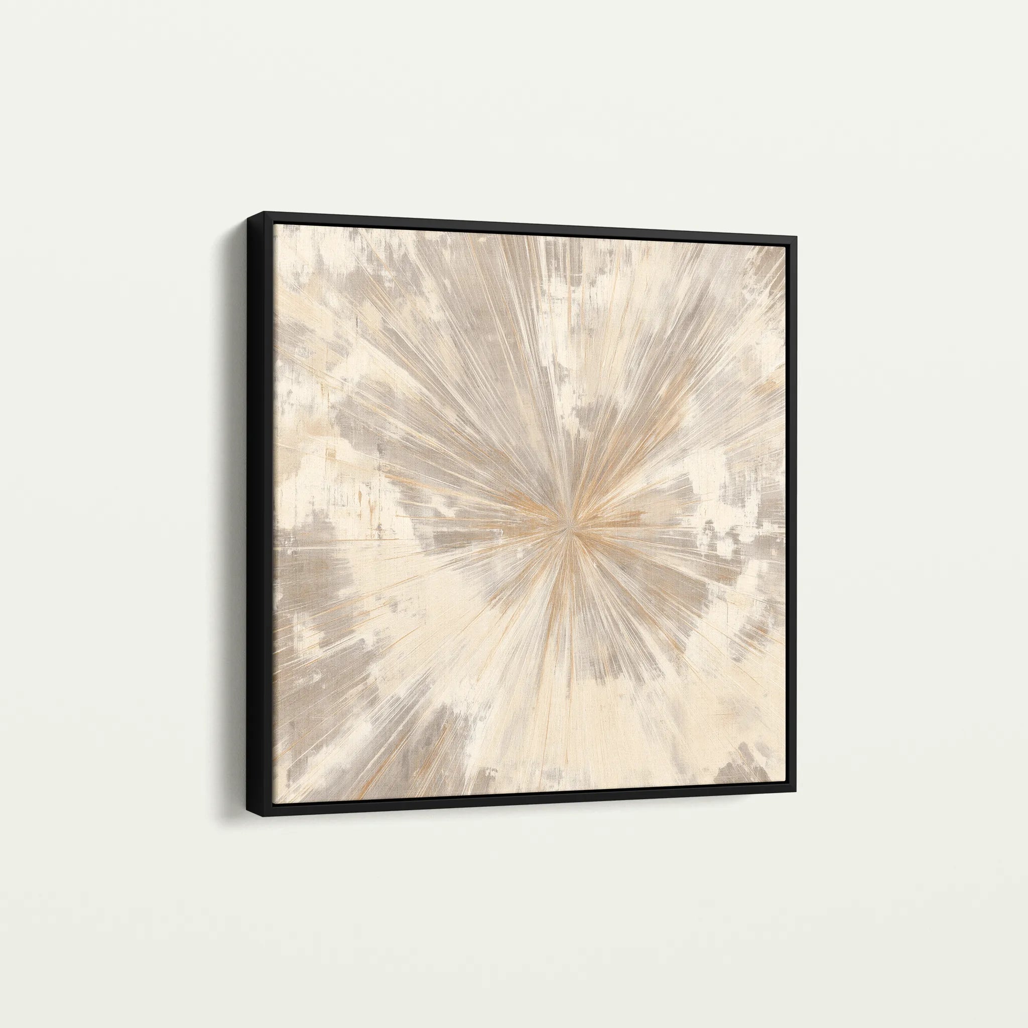 Abstract 1033 Canvas Art 60 x 60 cm / Black