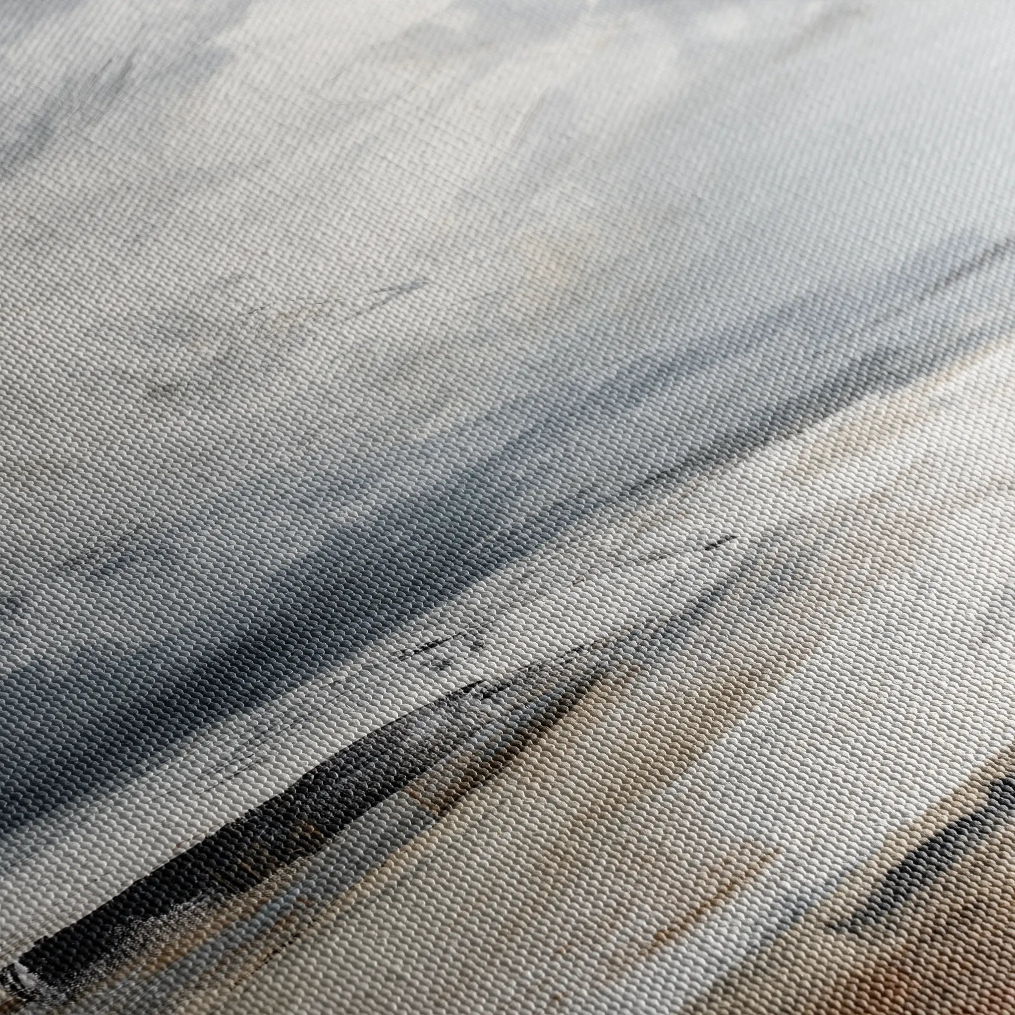 Abstract 1038 Canvas Art 60 x 60 cm / Black