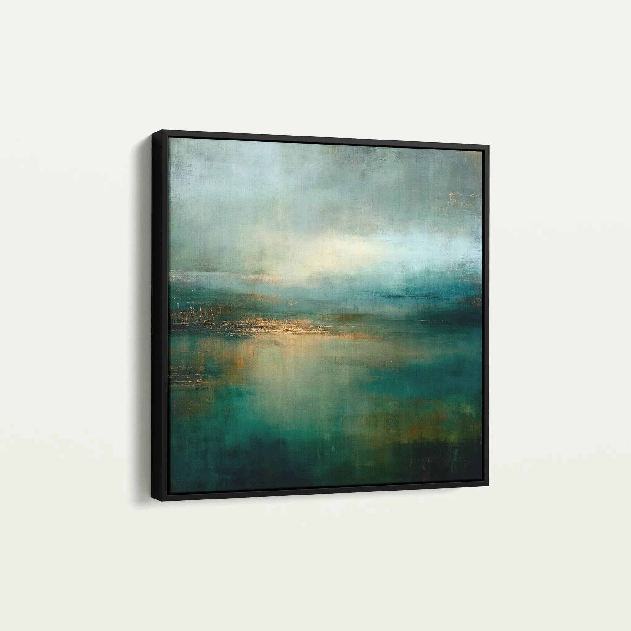 Abstract 1039 Canvas Art 60 x 60 cm / Black