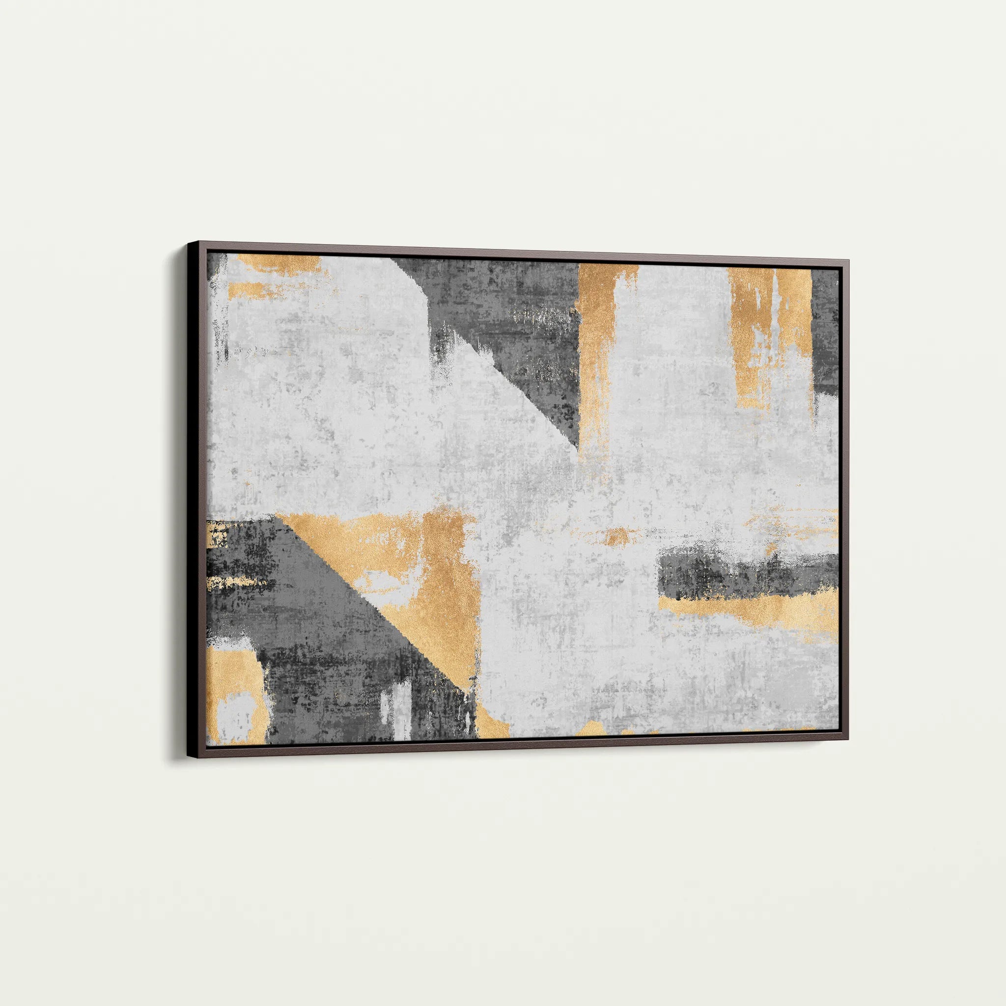 Abstract 104 Canvas Art 60 x 40 cm / Black